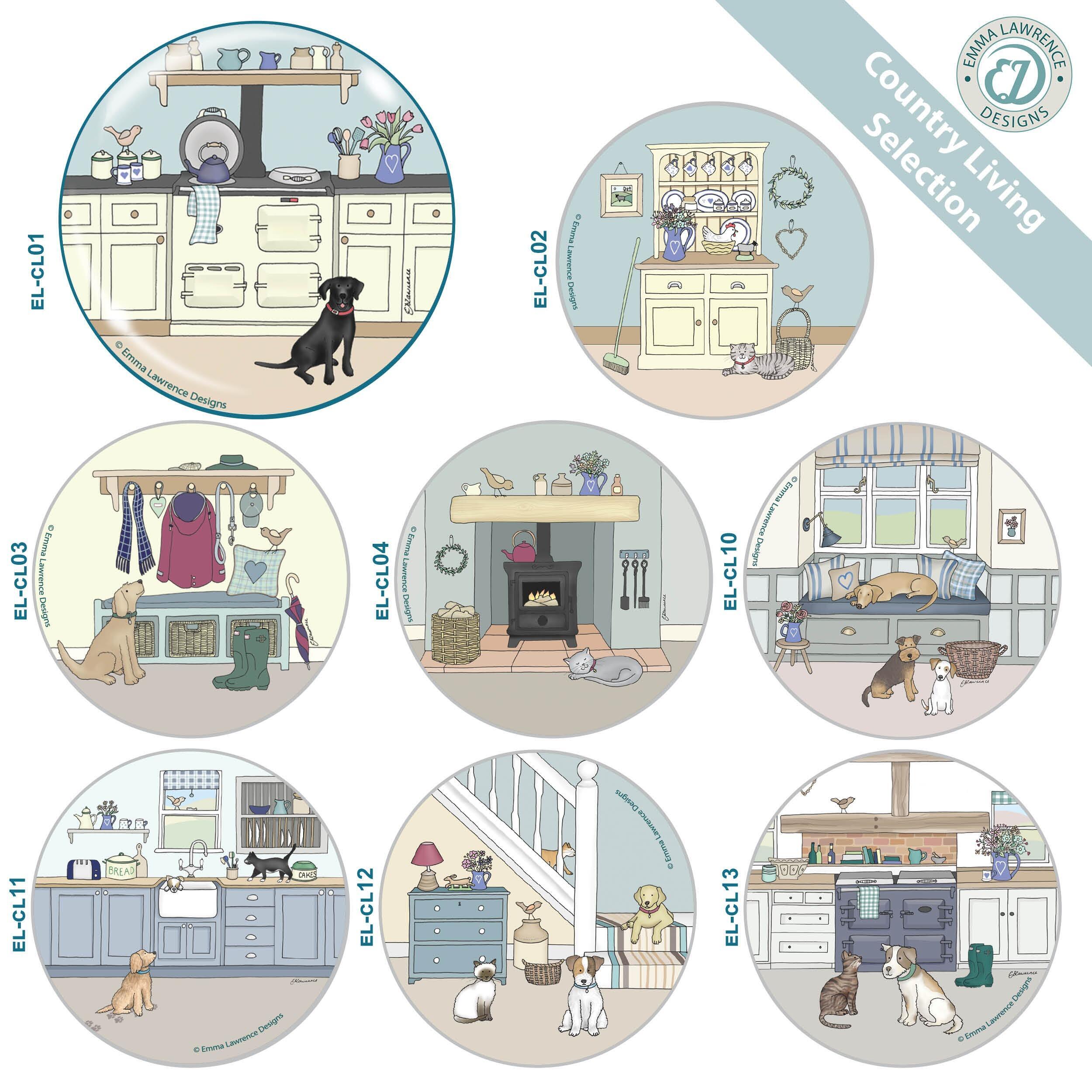 Fridge Magnet Gifts | Country Living Collection, Emma Lawrence Designs. Retail/Trade. Personalisable