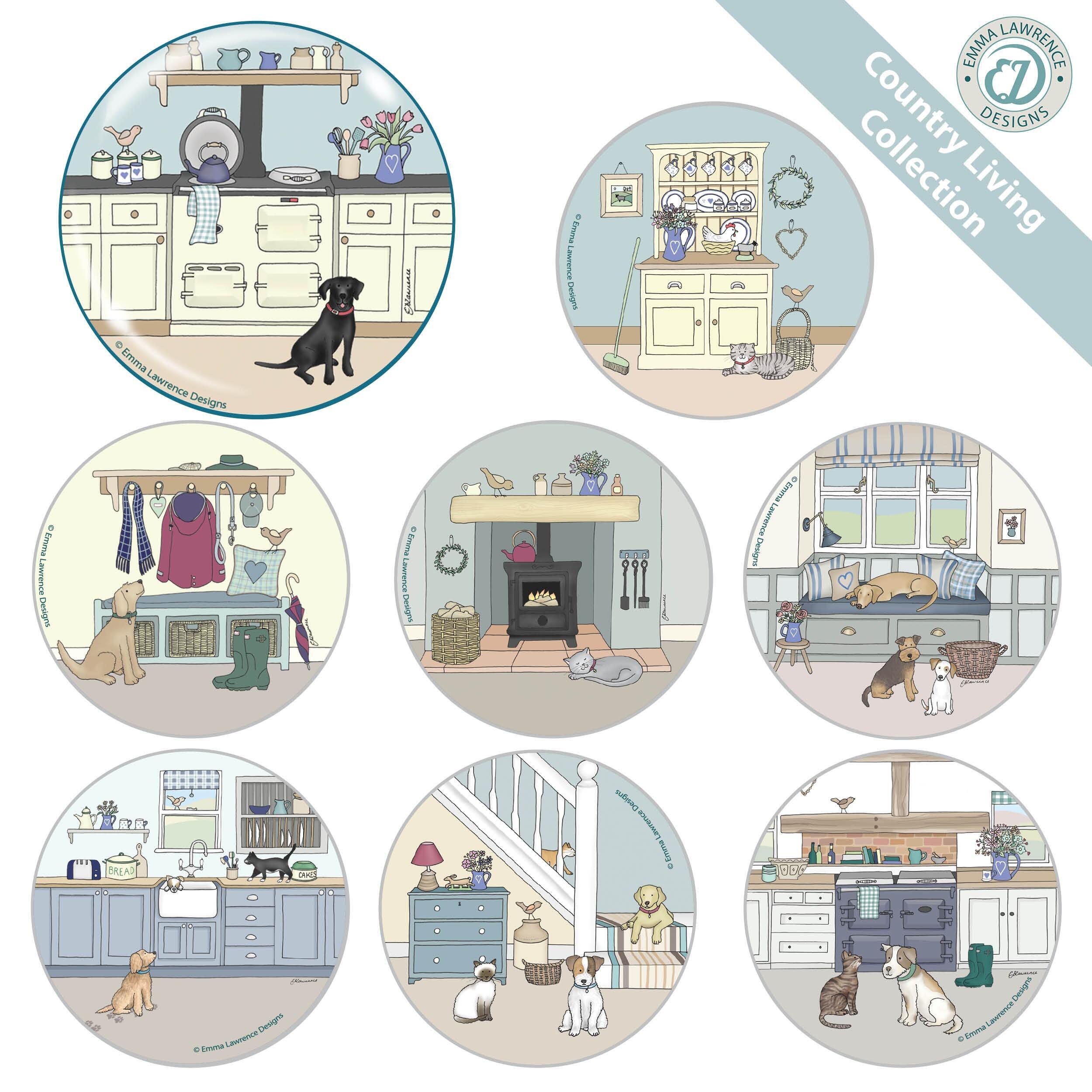 Fridge Magnet Gifts | Country Living Collection, Emma Lawrence Designs. Retail/Trade. Custom Options