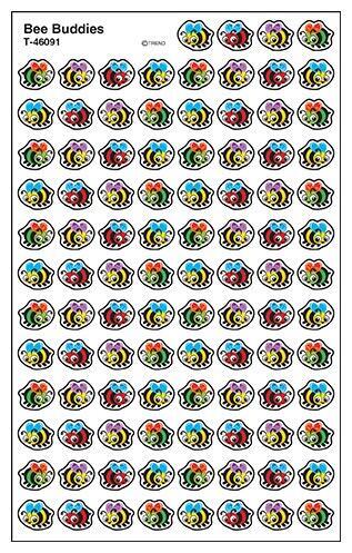 Sticker Chart Stickers | 800 x 11mm Colourful Bee Stickers Bumper Pack (T46091)