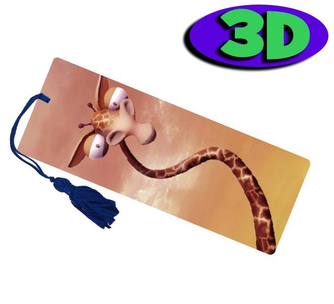 3D Bookmarks | Stunning Jolly Giraffe Bookmark - Ideal Reading Incentive/Class Present