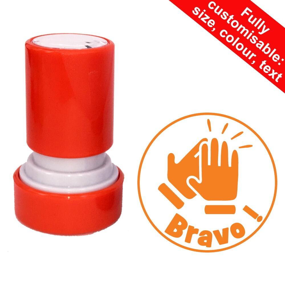 French School Stampers | Bravo ! French Teacher Stamp - 22mm