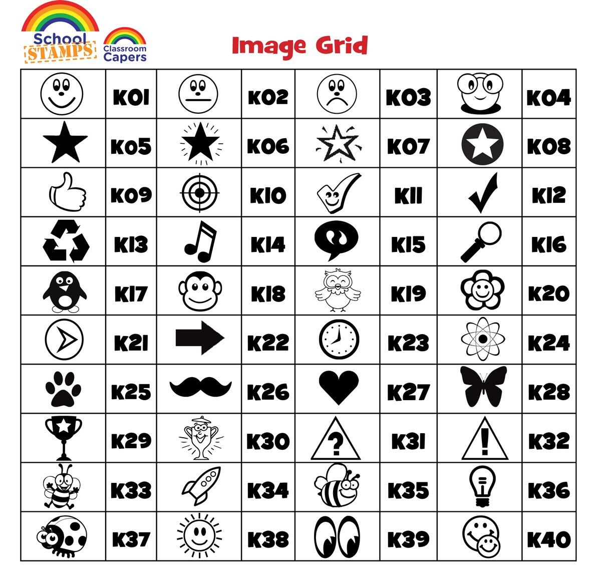 Custom School Stamp | Low Cost 9mm Quick Buy Personalised Small Stamp. Choice of Images or Upload own image