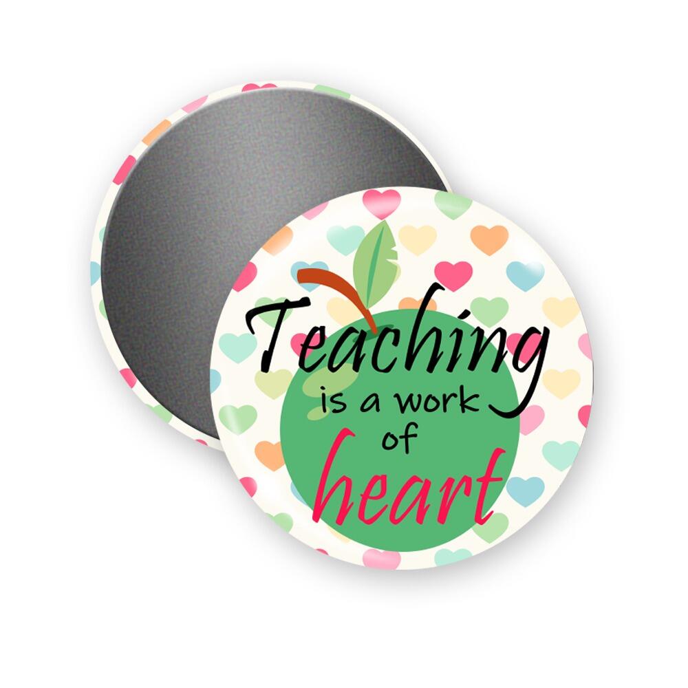 Gifts for Teachers | Large 'Teaching is a Work of Heart', Low Cost, Thank You Gift for Teachers
