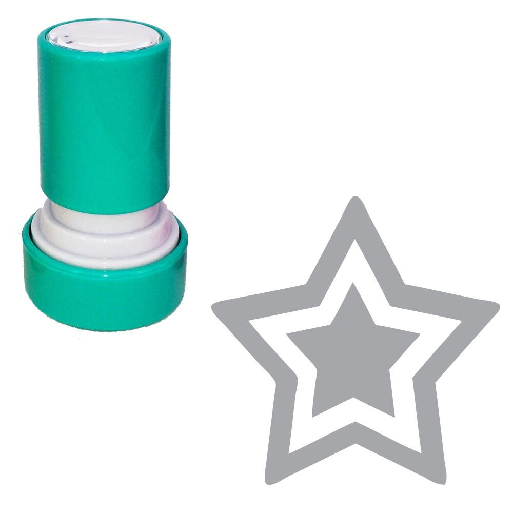 Teacher Stamps | Silver Star Self-inking Stampers for Marking and Praise
