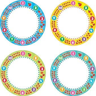 Classroom Display Resources | 36 x Maths, Number Design Cut-outs for Creative Number Displays