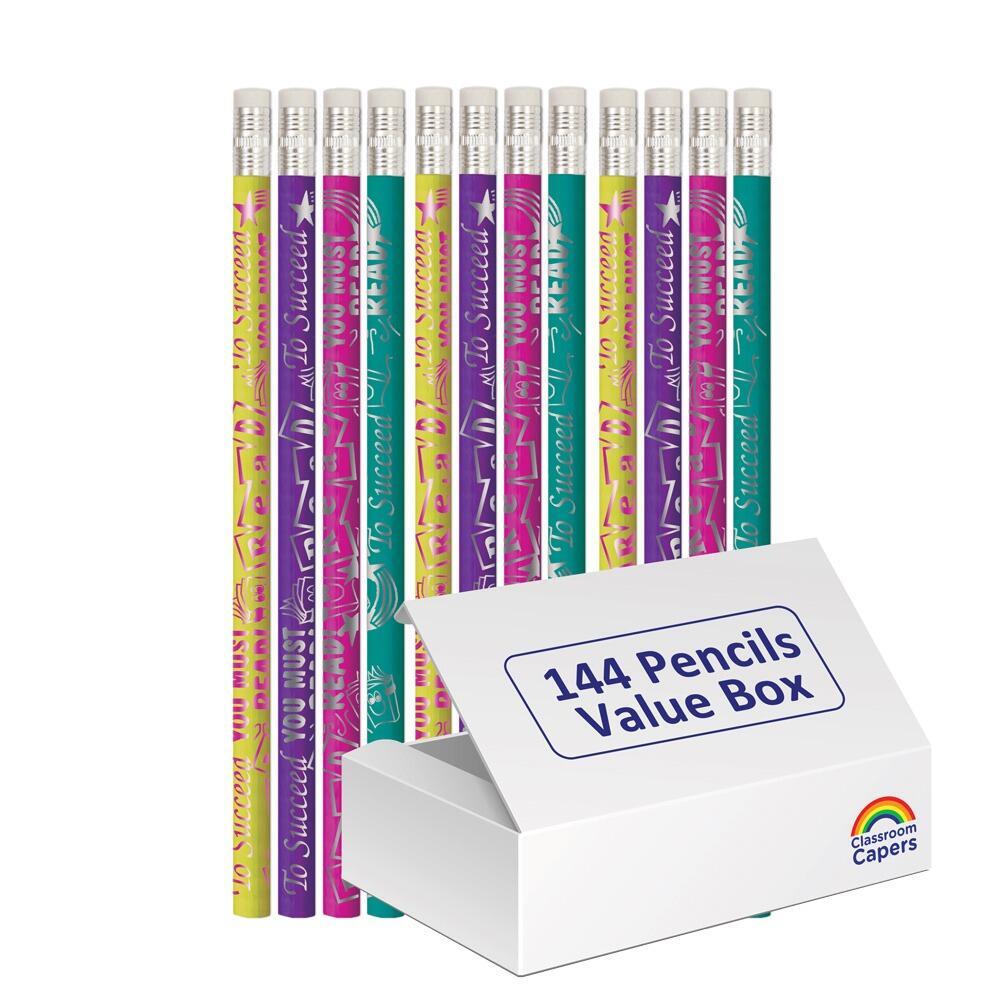 Bulk Class Gifts | To Succeed You Must Read! x 144 Value Box. Great Low Cost, Practical Class Reward