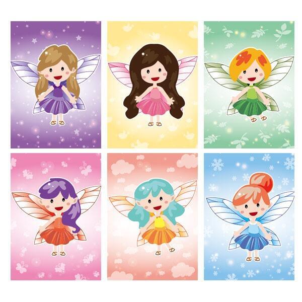 Stationery Gifts | Low Cost, Cute Fairy Design Mini Notepads. Quantity Discounts.