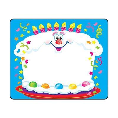 Classroom / Name Labels / Birthday Badges | 36 x Large Birthday Badges / Name Tags