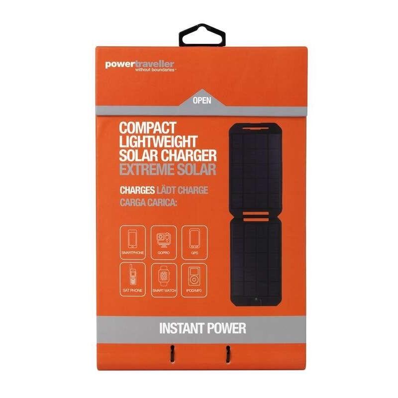 Powertraveller Extreme Solar - Compact Lightweight Solar Charger
