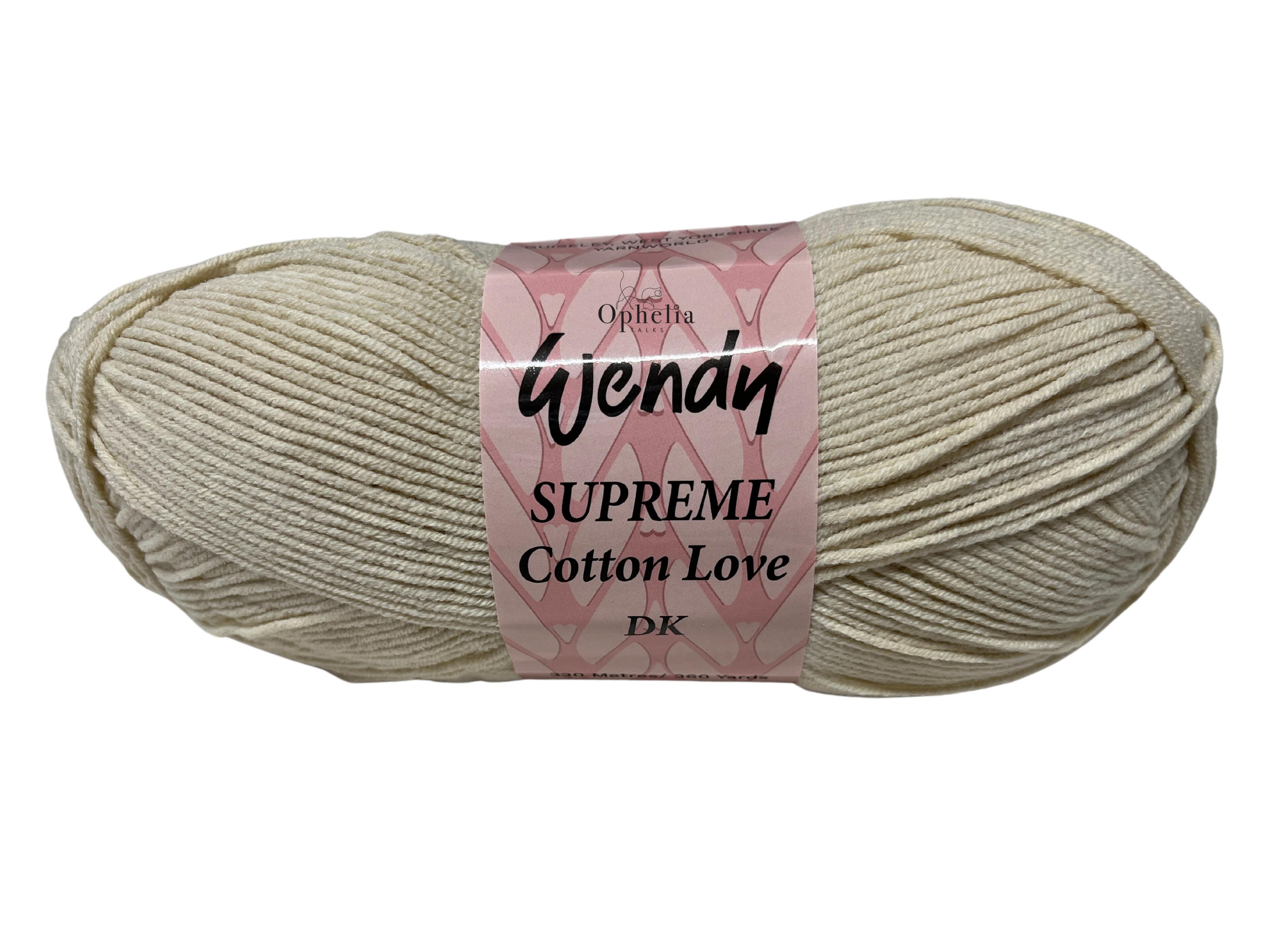 Wendy Supreme Cotton love DK - Linen (WCT04) - 100g