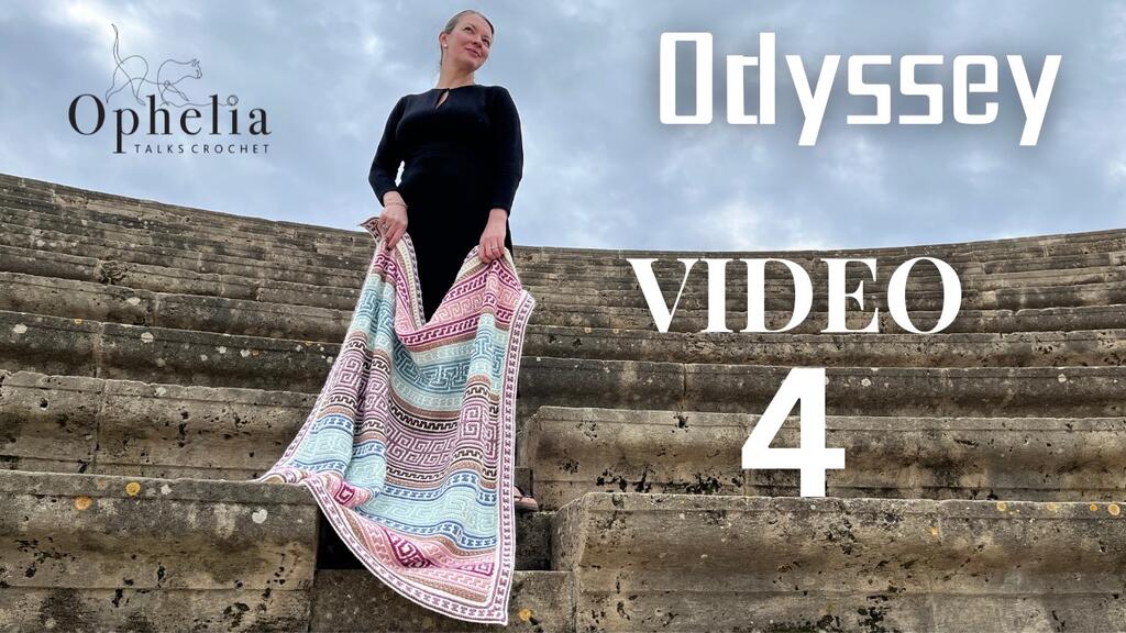 Odyssey Mosaic Blanket Crochet-A-Long Video 4