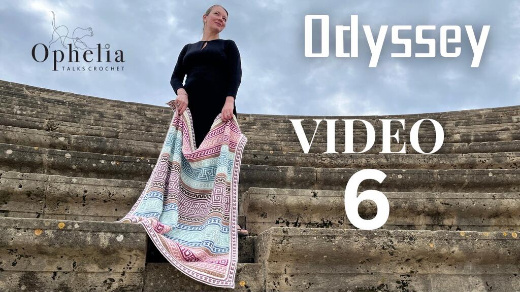 Odyssey Mosaic Blanket Crochet-A-Long Video 6