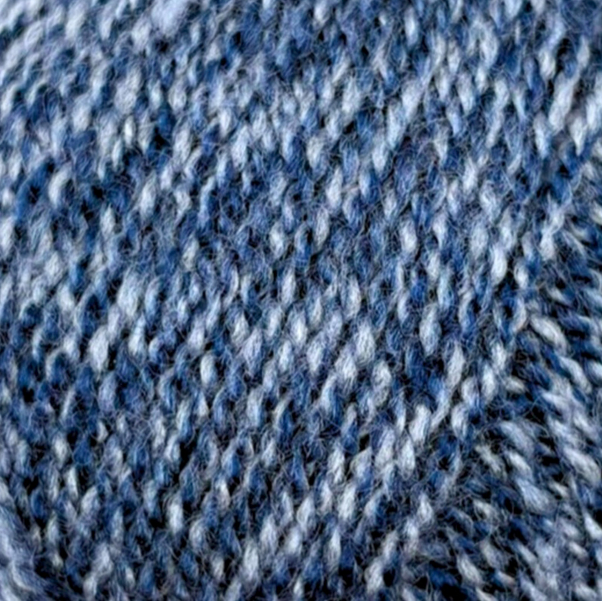 Stylecraft Special DK Indigo Mix yarn ball showing marled blue and white tones in soft acrylic DK yarn