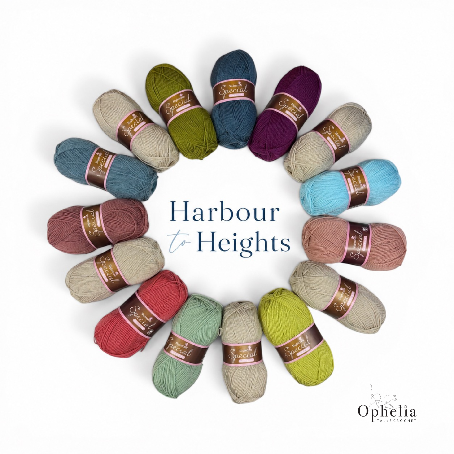 harbour to heights colours in the shape of a circle