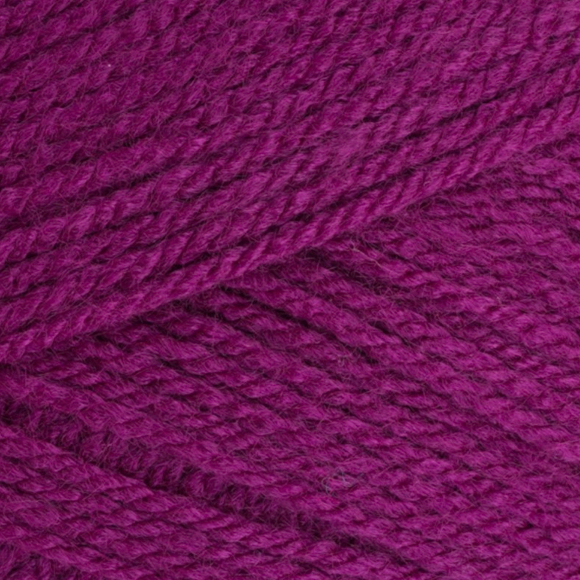 Close-up of Wendy Supreme DK yarn in the colour Plum (WD78), showing the rich deep plum-purple shade and smooth, even double knit texture.