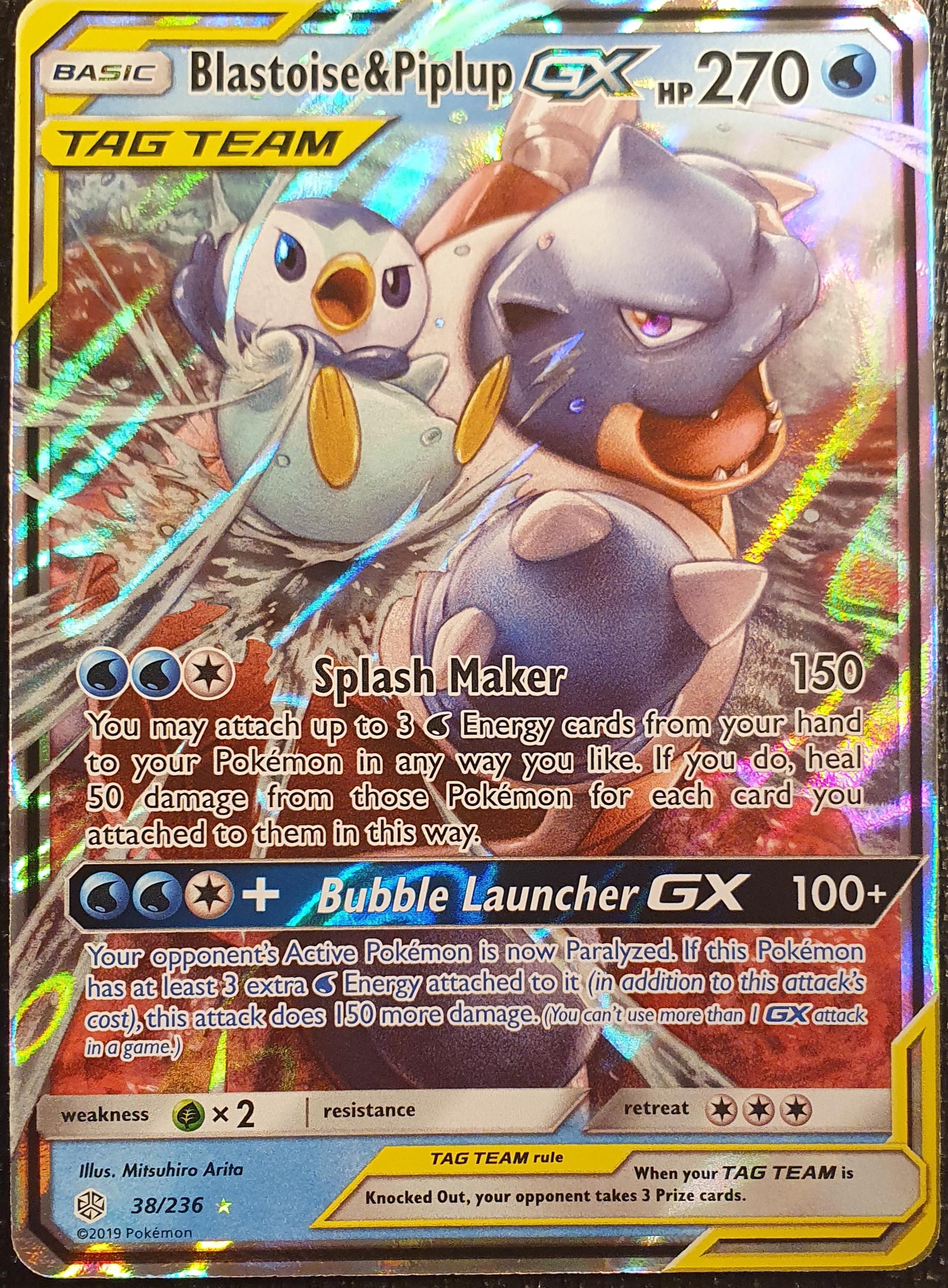 Blastoise and Piplup GX 38/236
