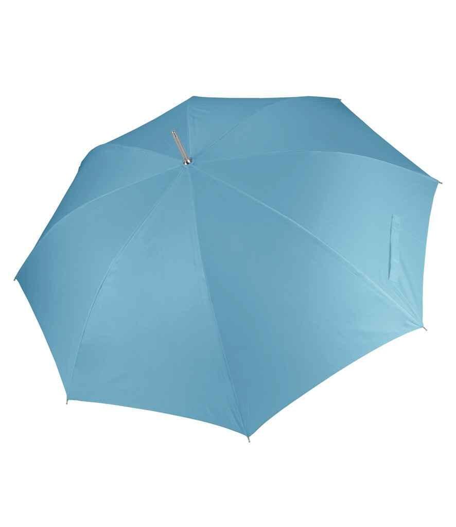 Personalised Golf Umbrella Light Blue with name or logo printed
