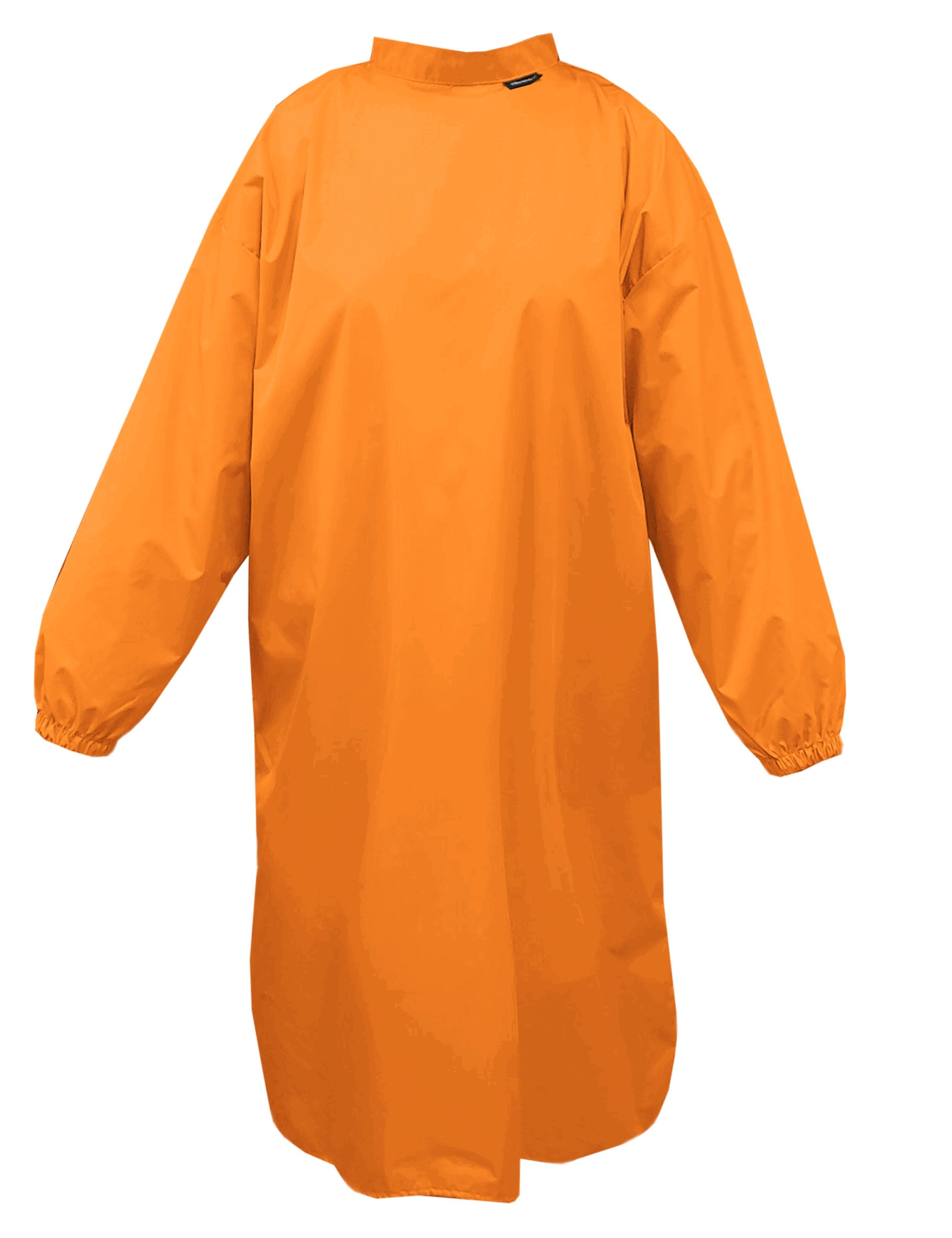 Nibano Hairdressing gown with sleeves orange