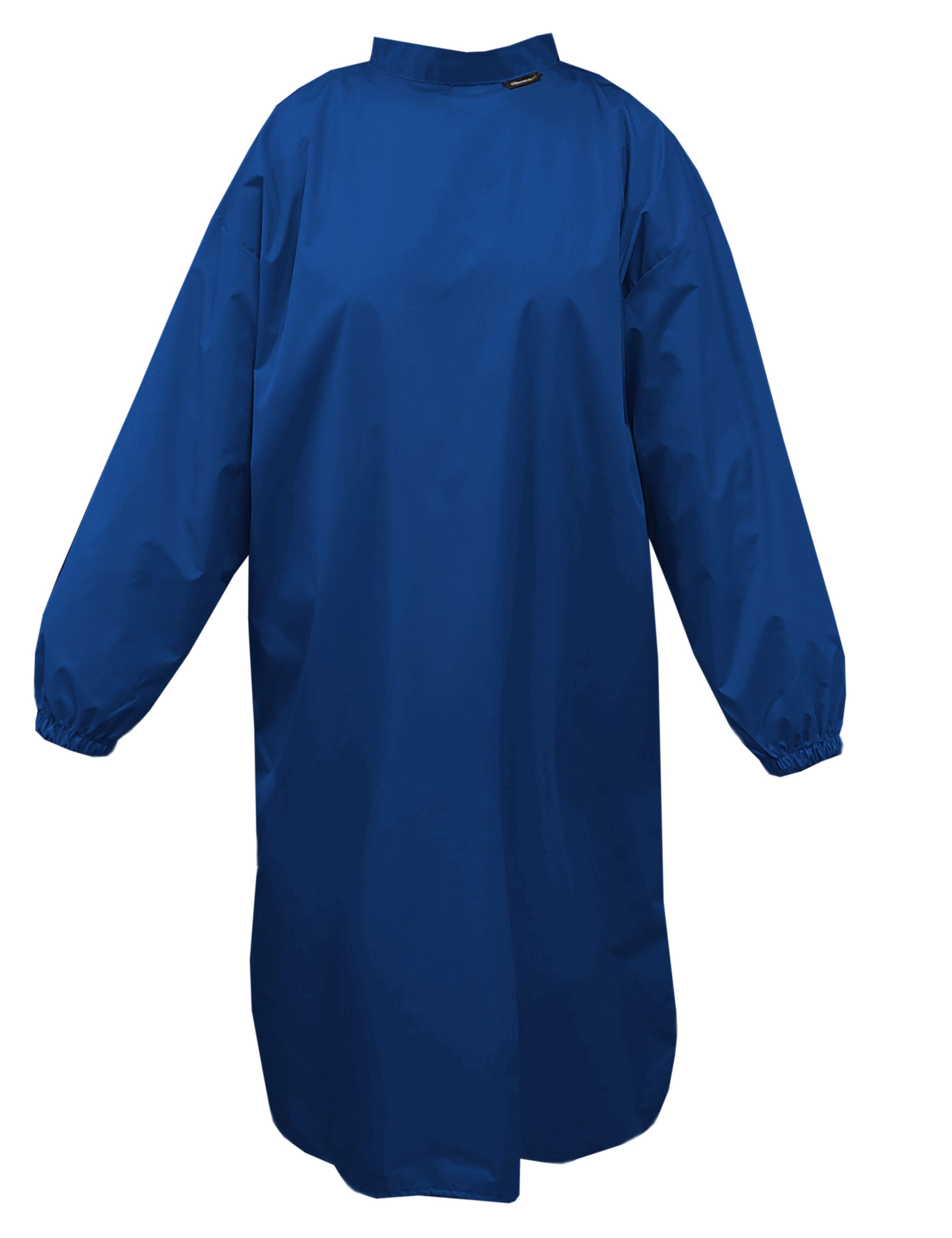 Nibano Hairdressing gown with sleeves Royal Blue