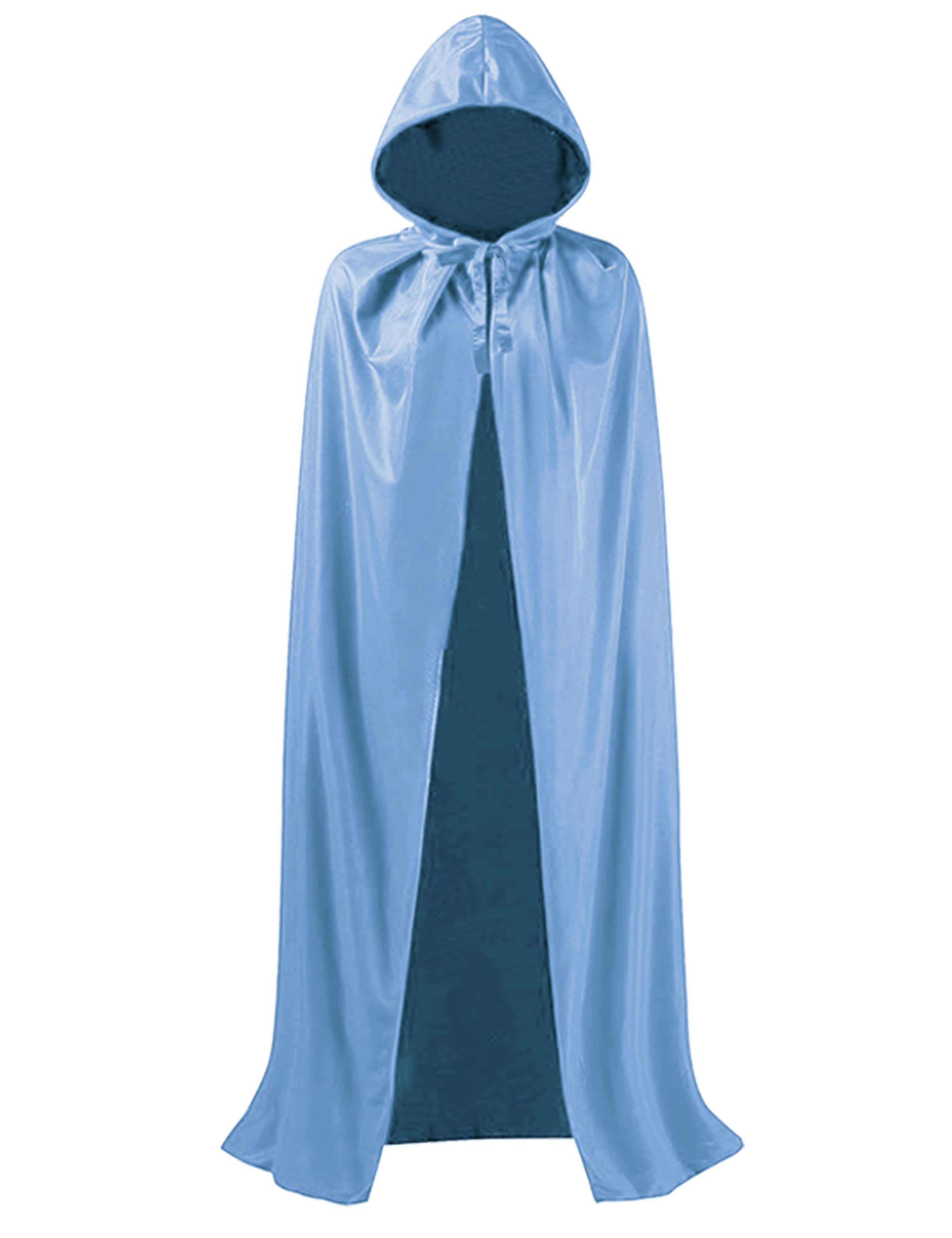 Hooded Hairdressing show gown Light Blue