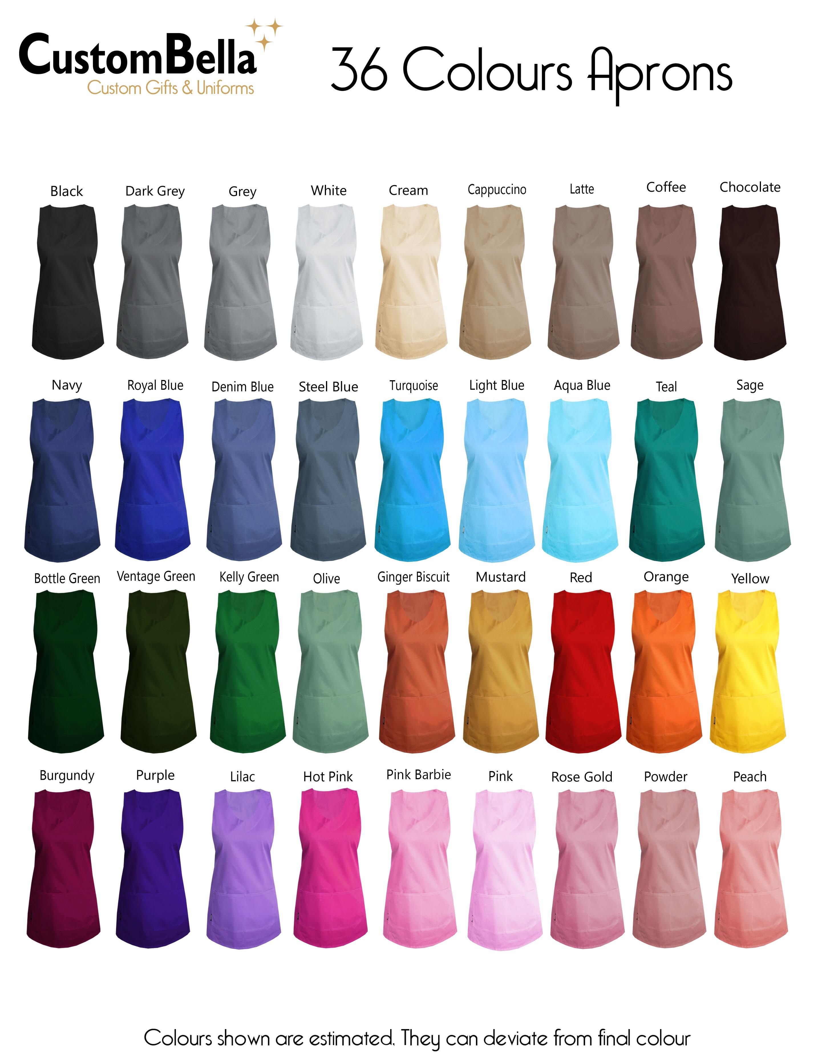 Professional light blue waterproof wrap around apron for salons
