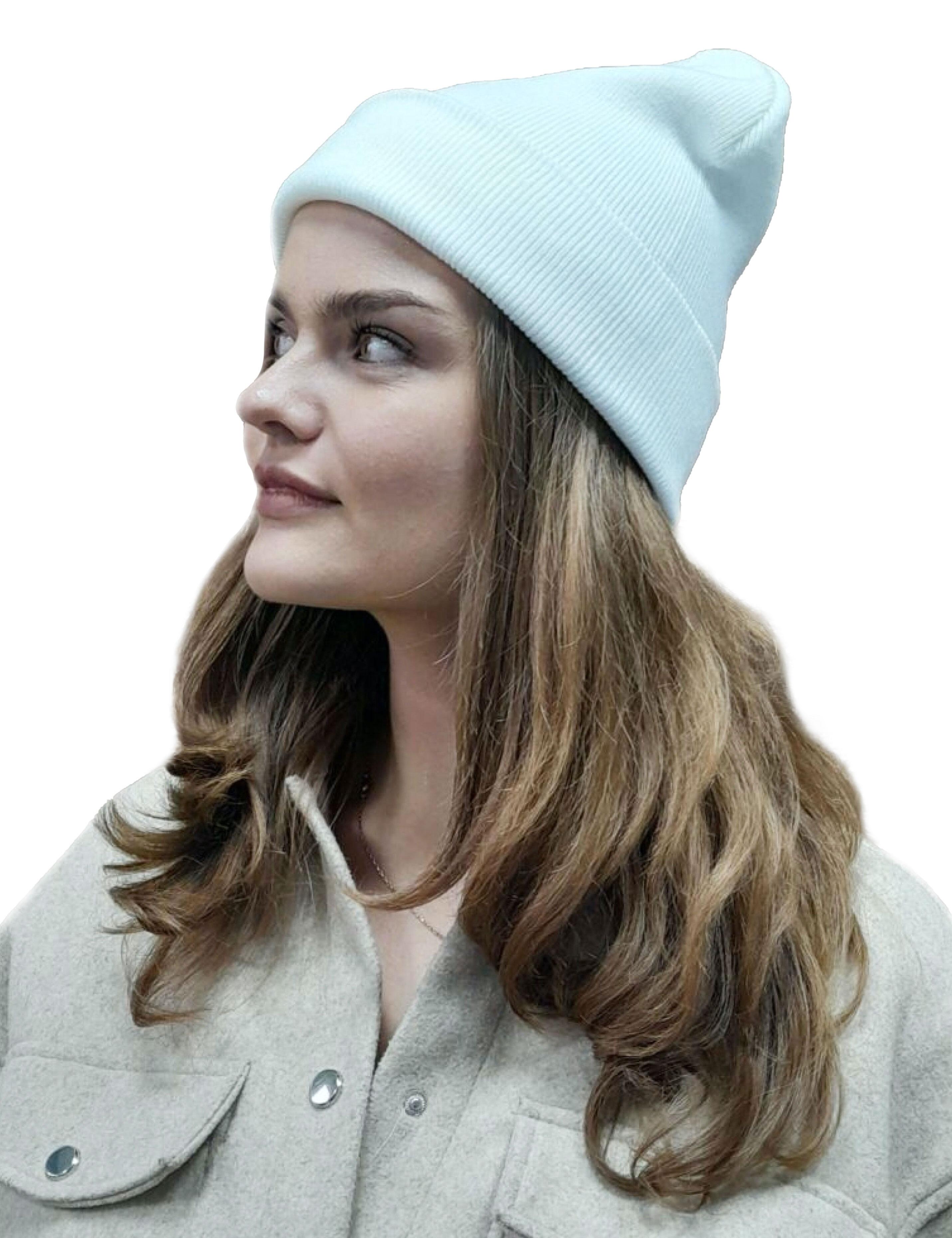 Winter hat beanie white