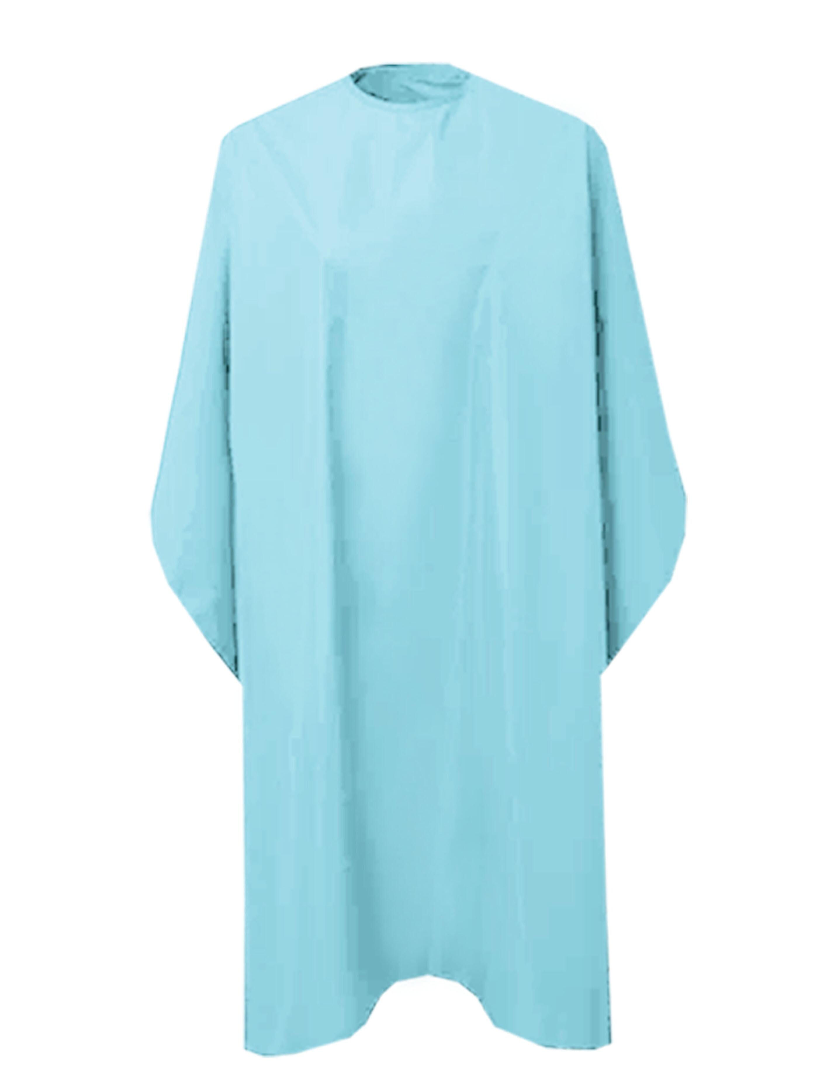 Professional kids hair cutting cape in aqua blue color