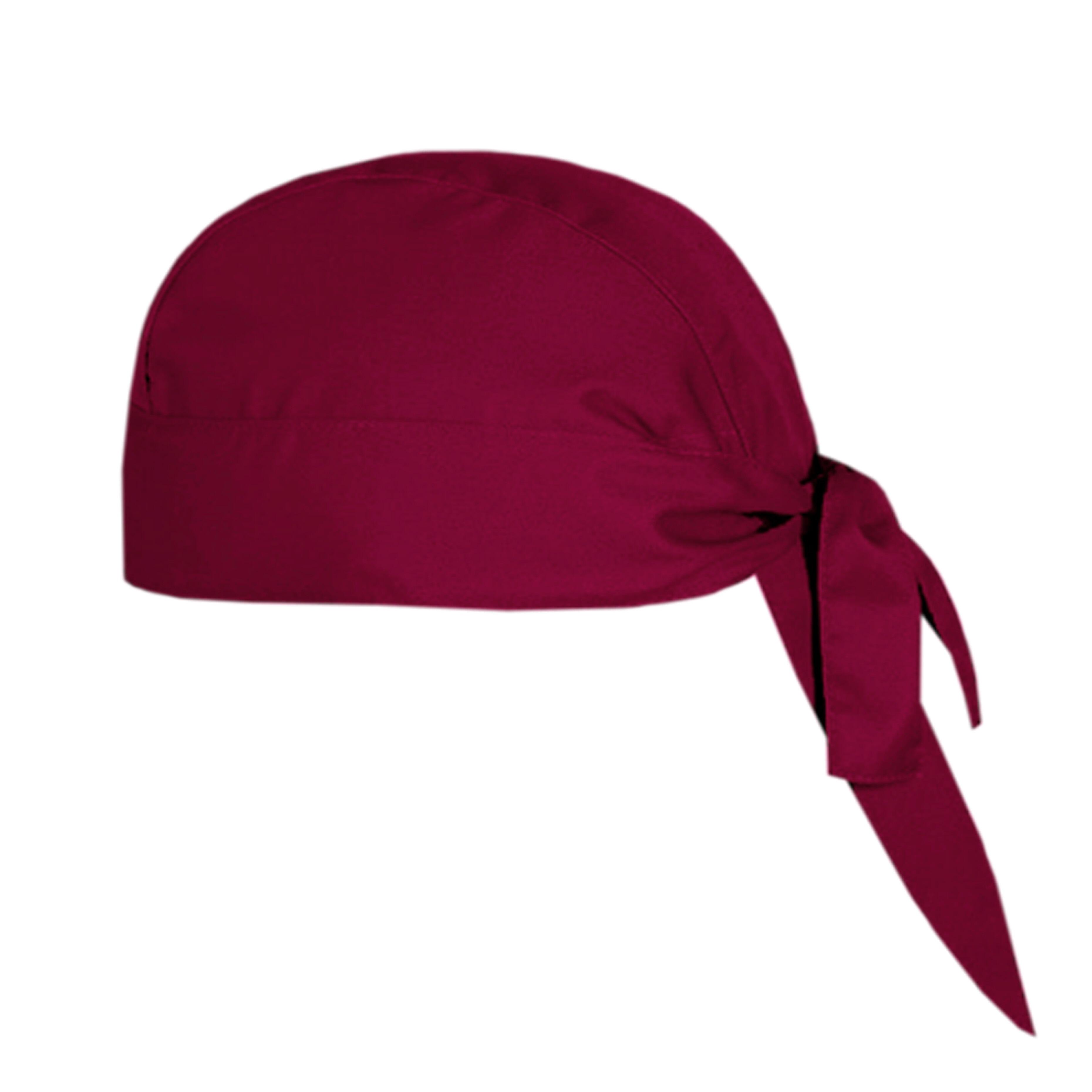 Premium Burgundy chef bandana for professional chefs