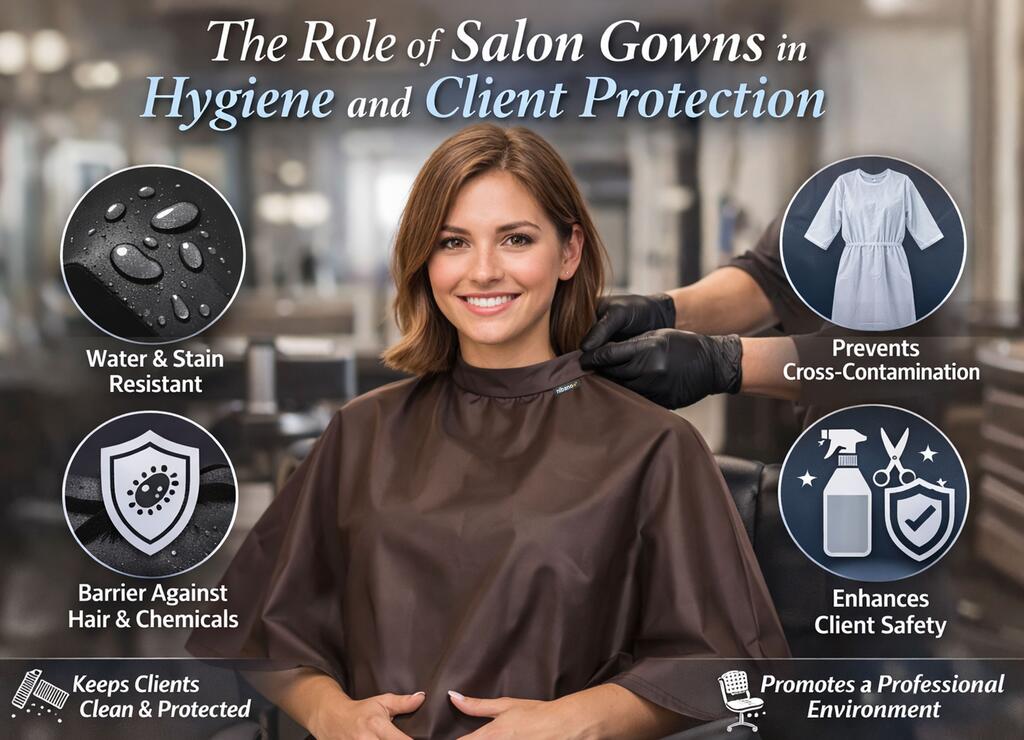 The Role of Salon Gowns in Hygiene and Client Protection