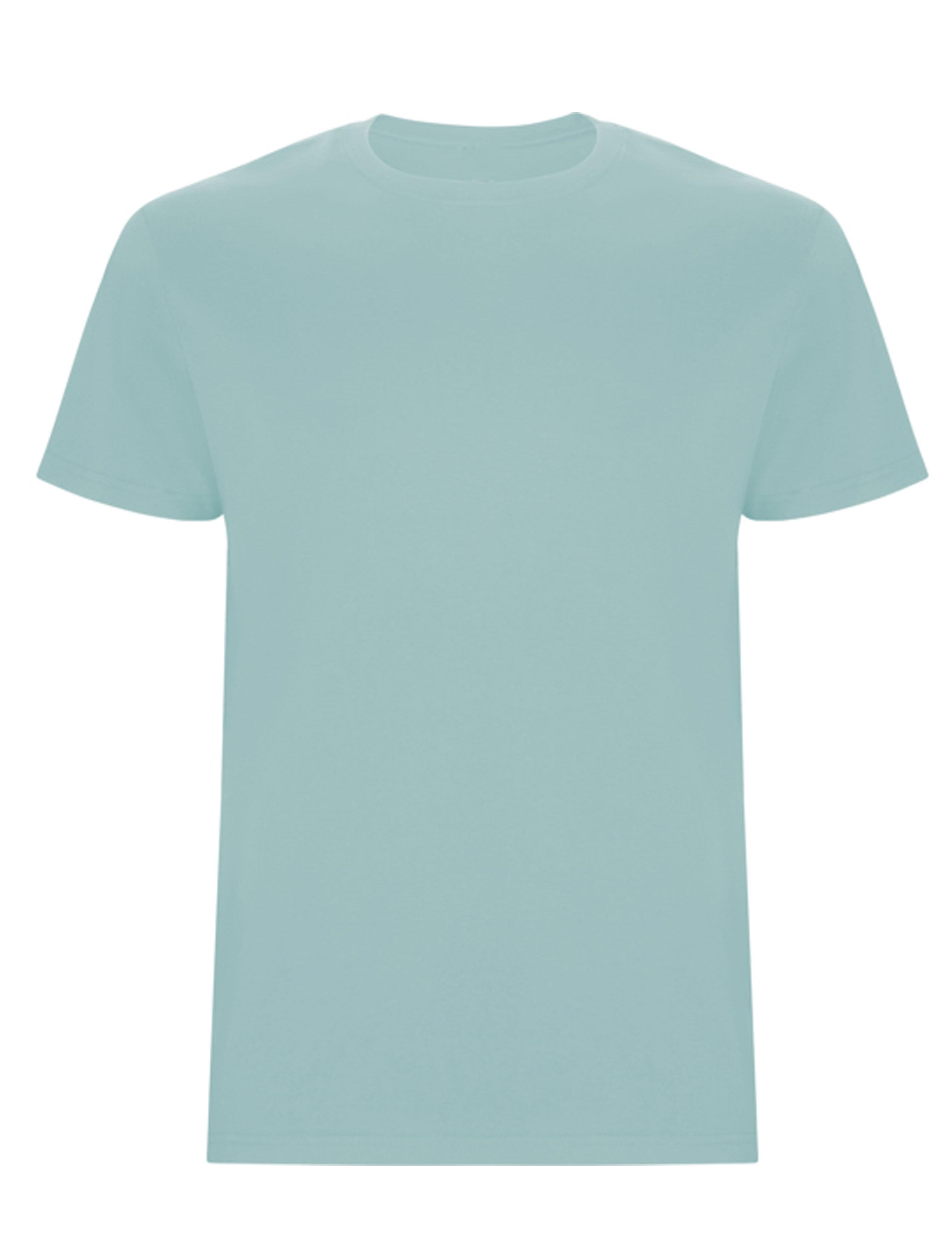 Washed blue heavyweight kids t-shirt durable cotton plain or custom print