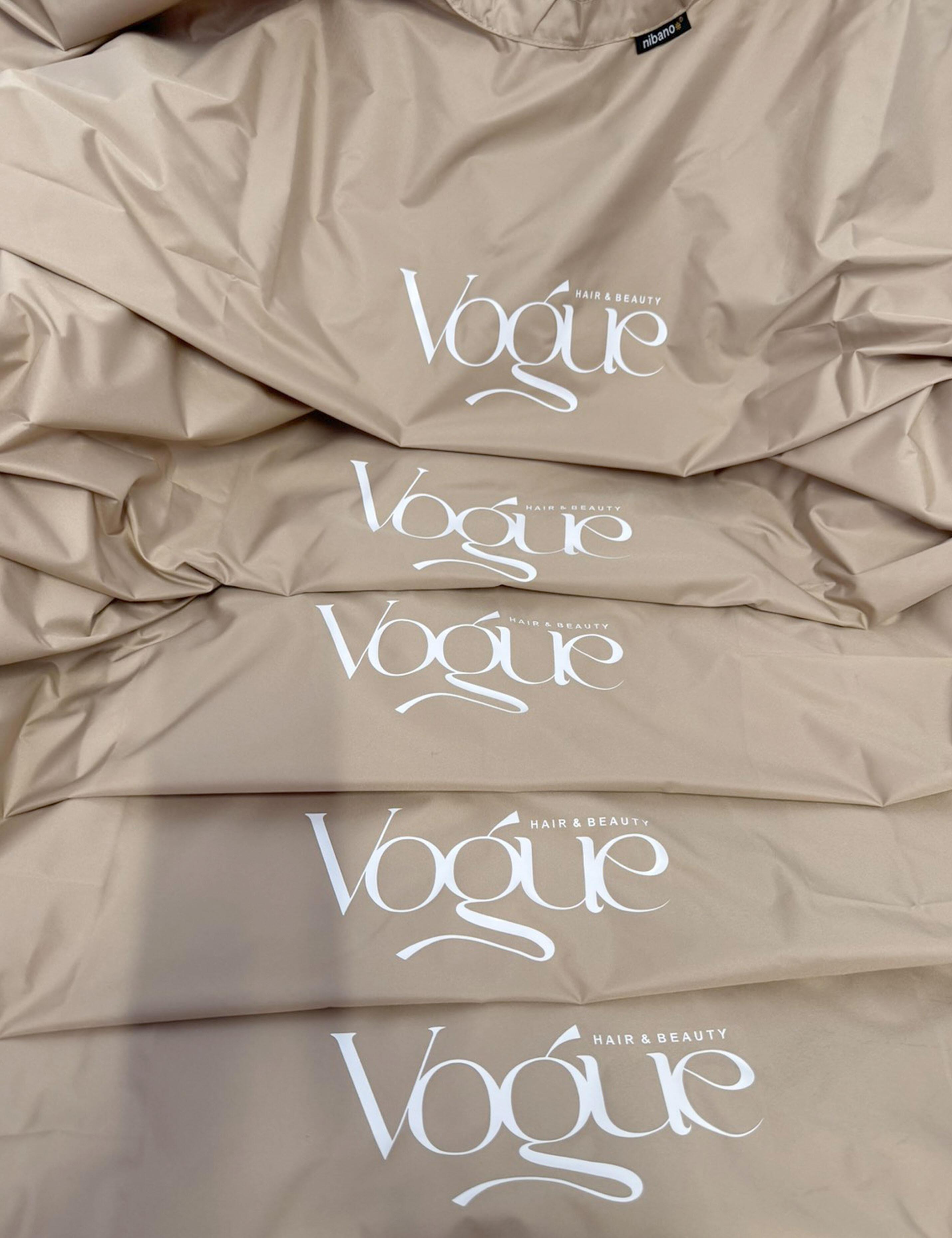 Custom Waterproof Hairdressing cape cappuccino