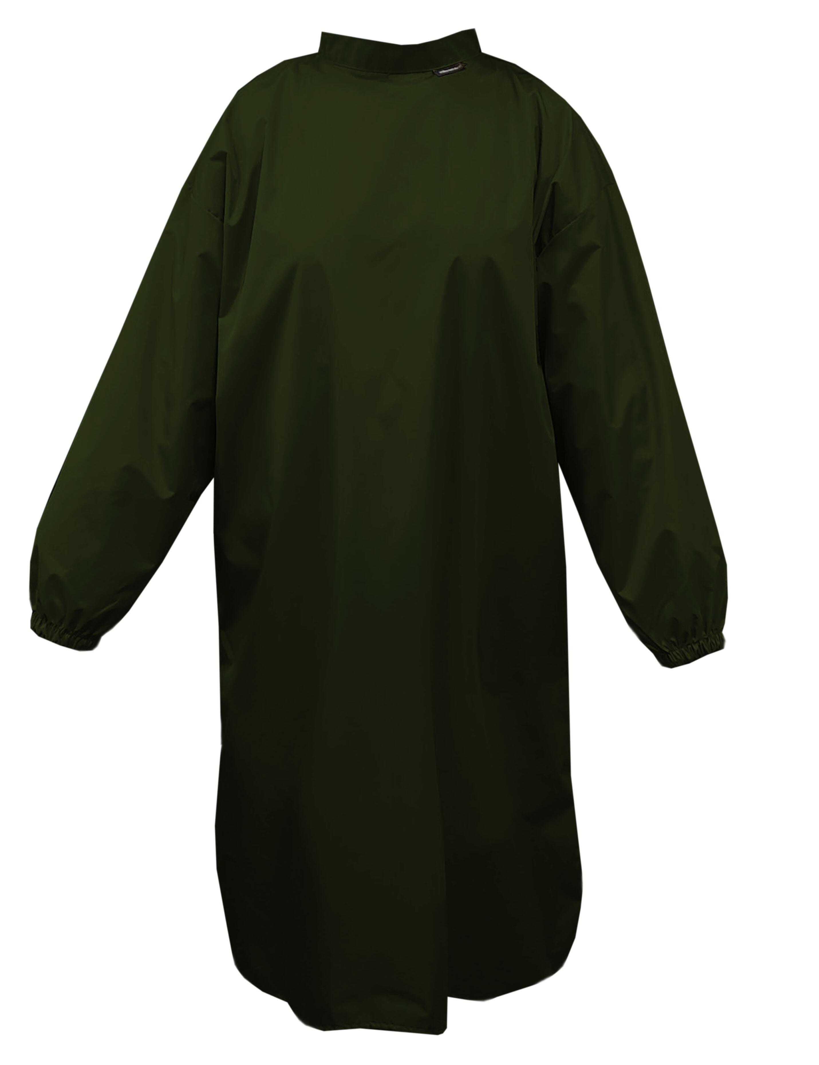 Nibano Hairdressing gown with sleeves vintage green