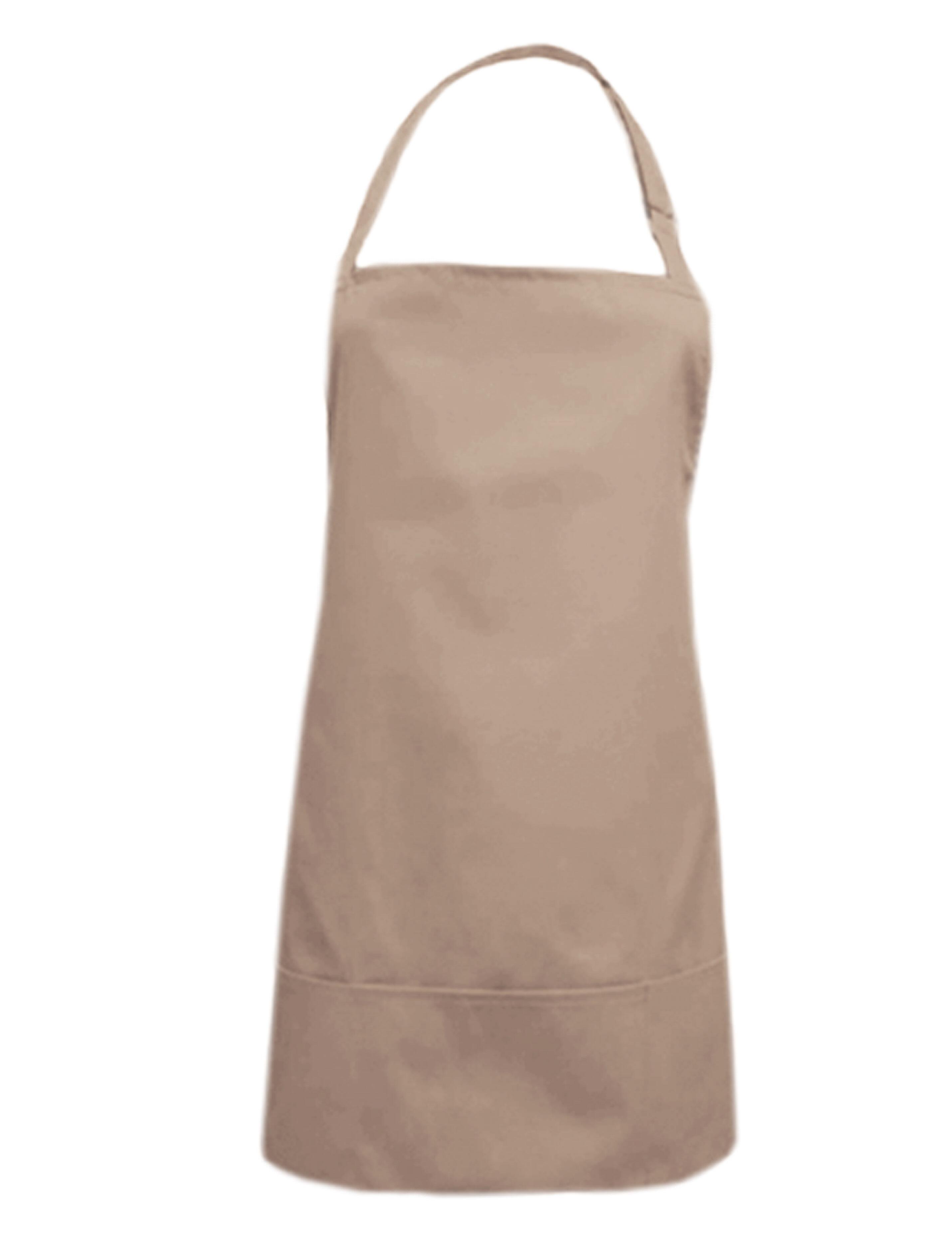 Nibano waterproof short hair and beauty salon apron latte