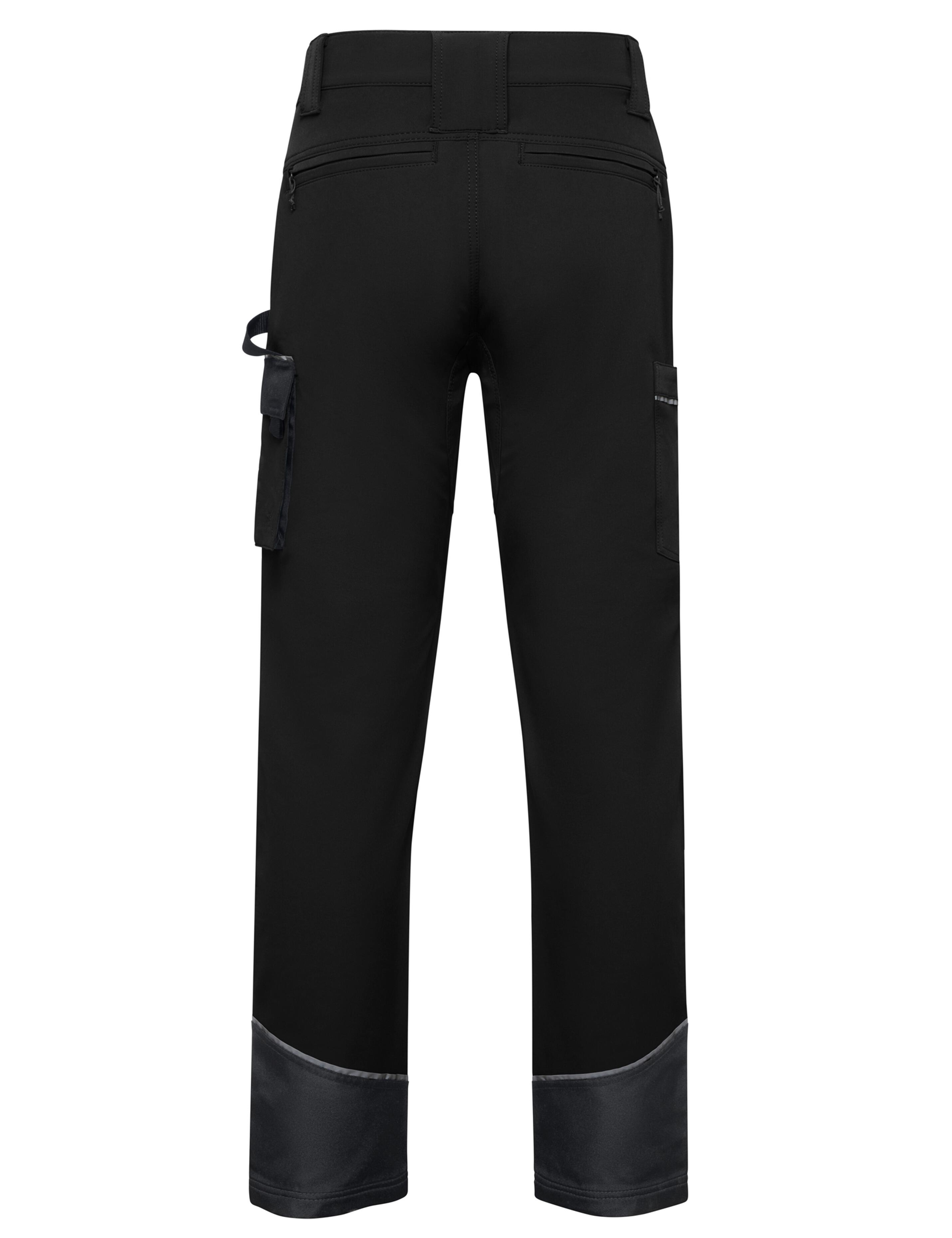 Custom Strech Work Trouser with Knee Pads Black/Grey