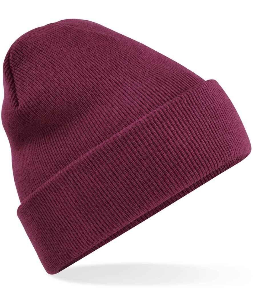 Classic Original Beanie Winter Hat Burgundy