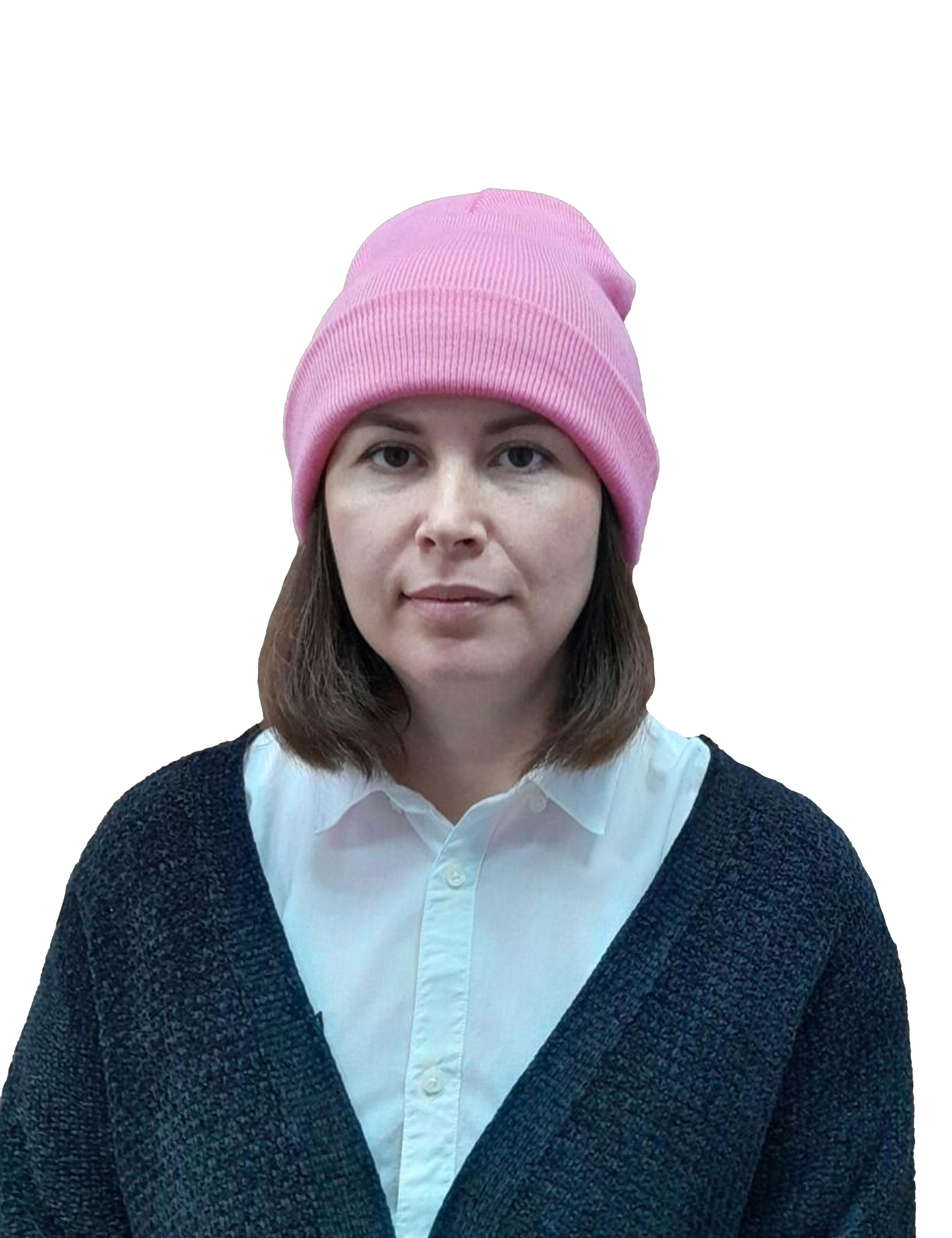Winter hat beanie pink barbie