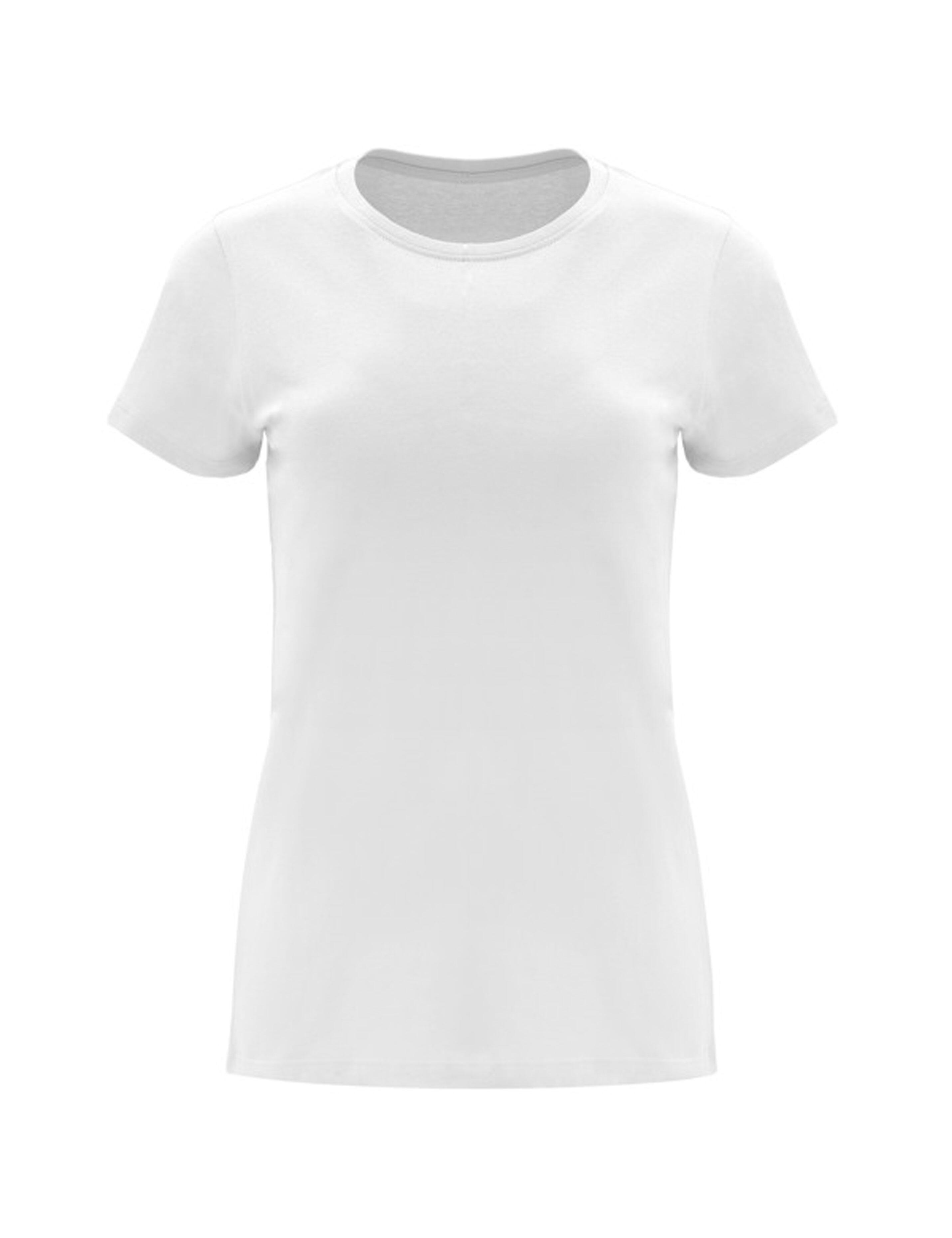 Plain white women's T-shirt heavyweight cotton