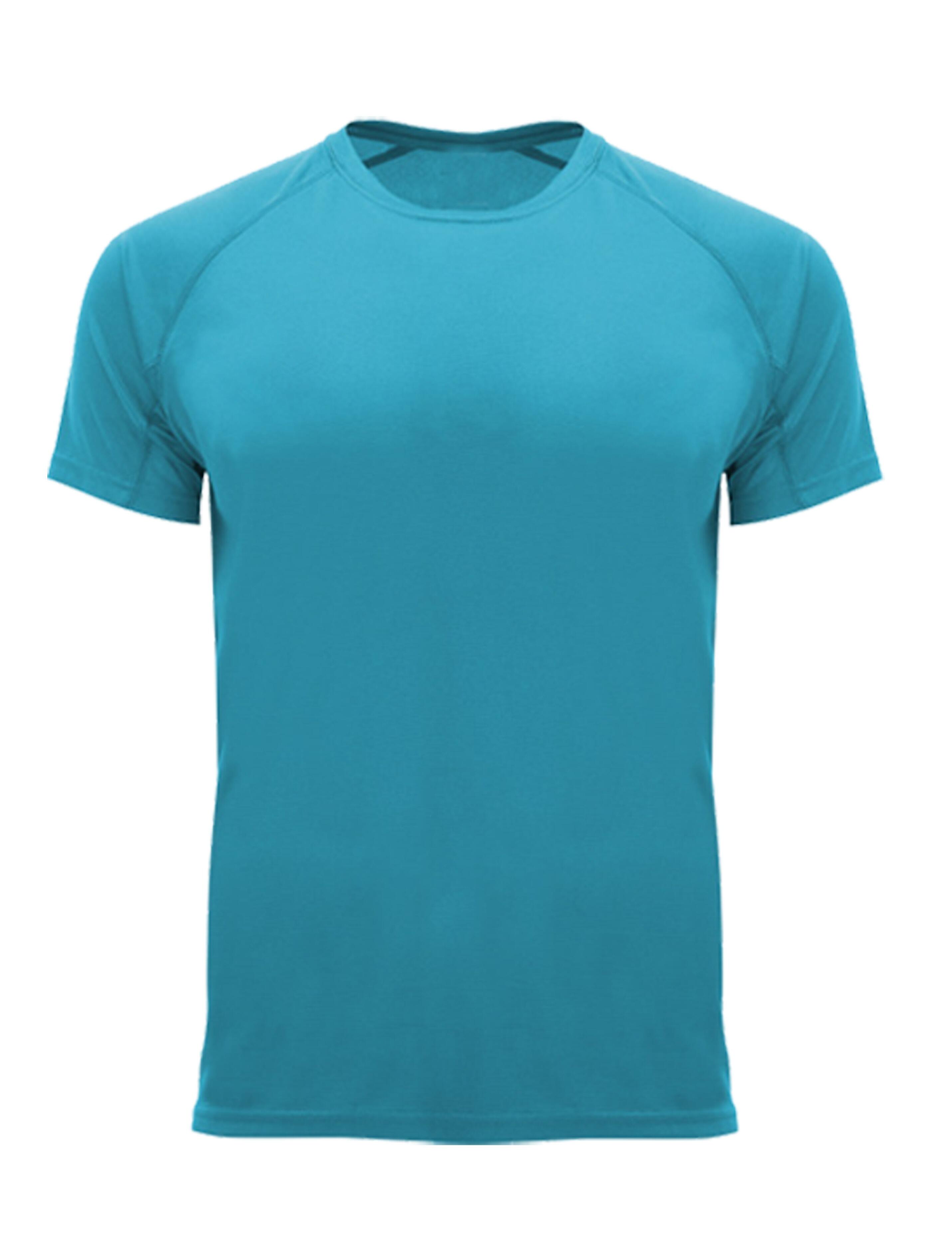 Turquoise performance Dri Fit gym T-shirt with print option