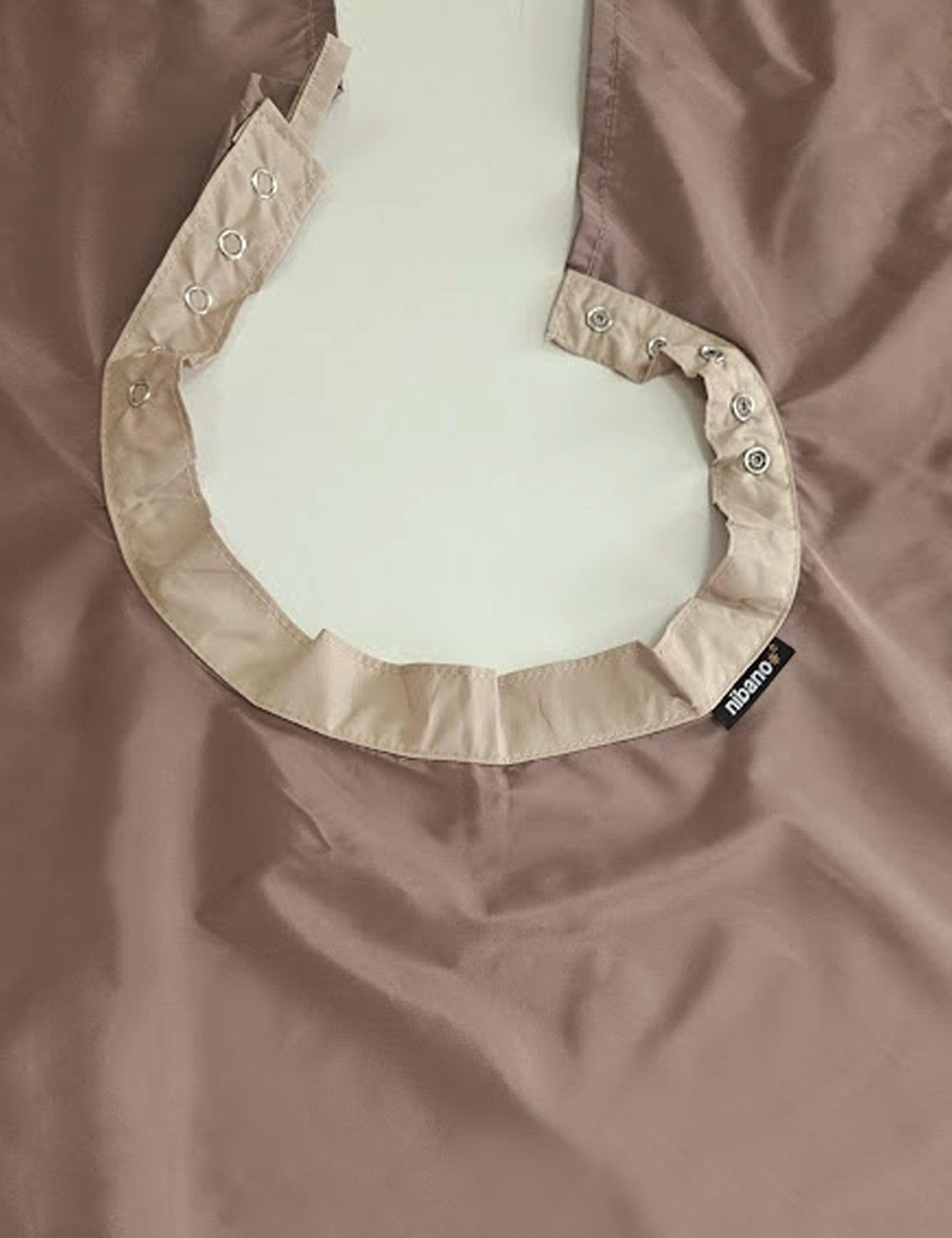 Custom Coffee and Cappuccino hairdressing cape for salon uniforms