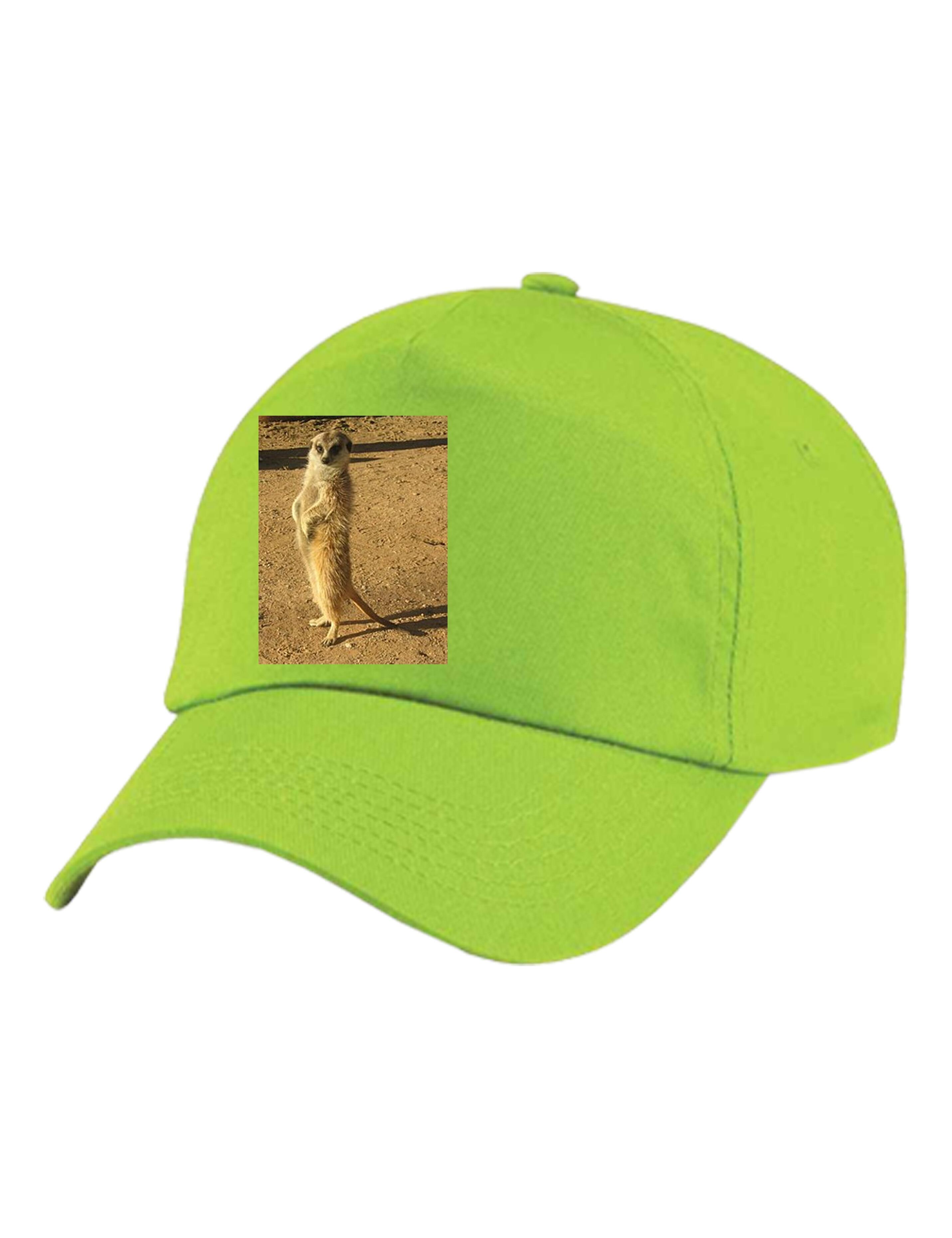 Customised photo printed cap lime