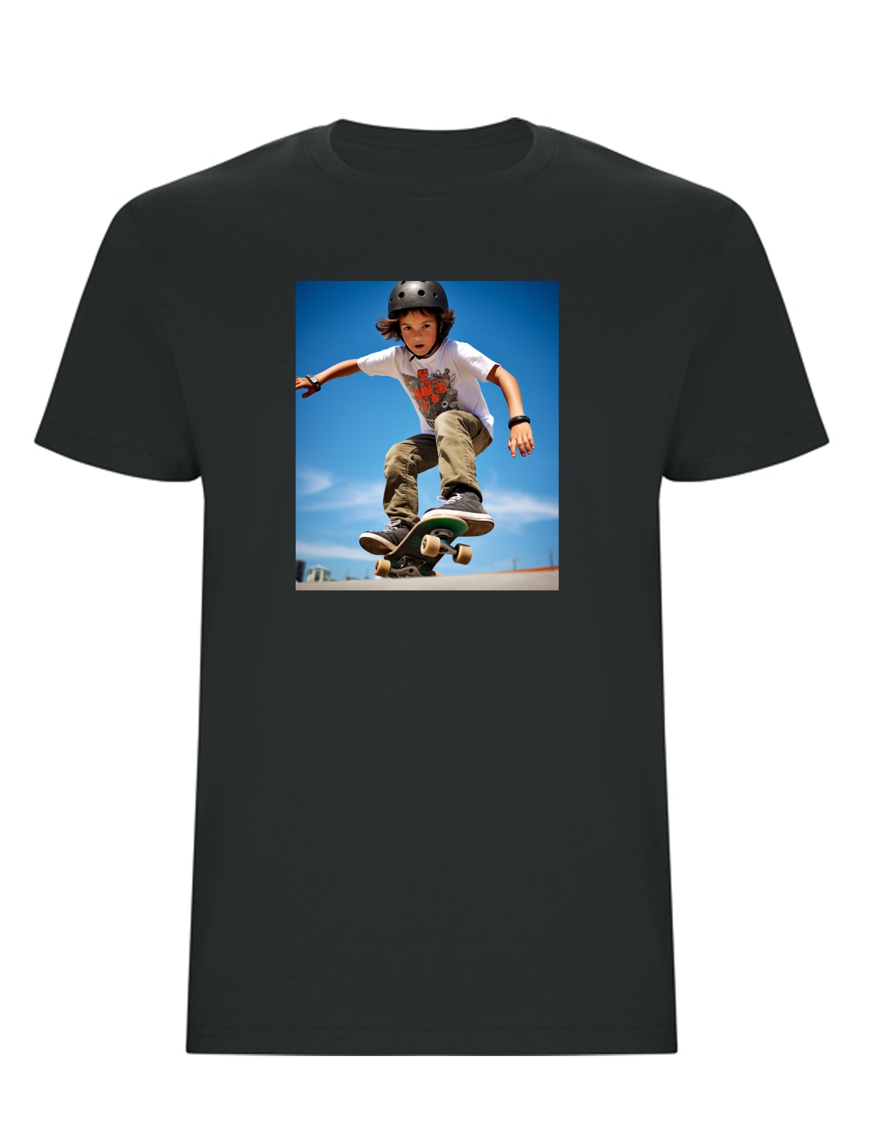 Kids T-Shirt Dark Grey with photo