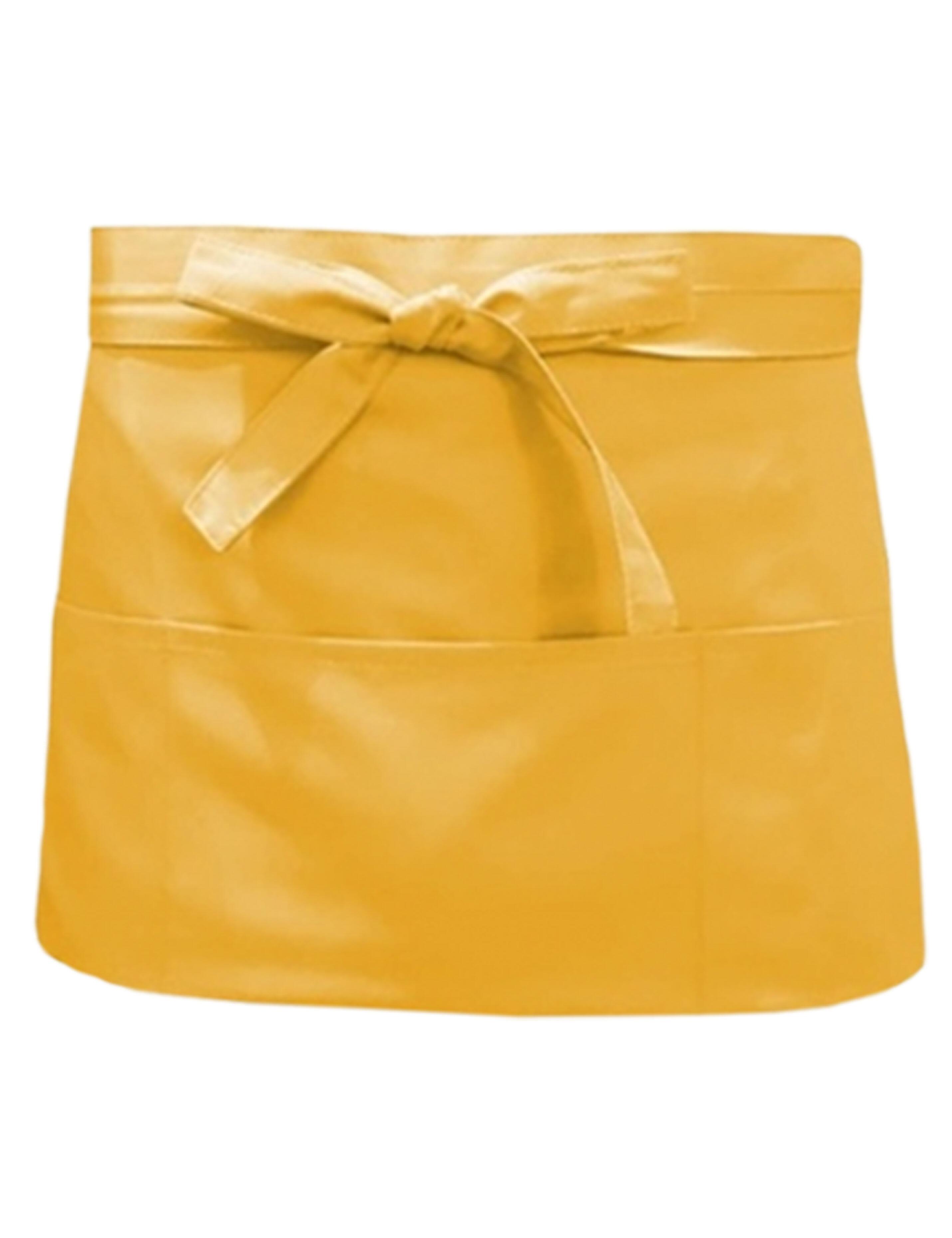 Nibano short bar apron yellow