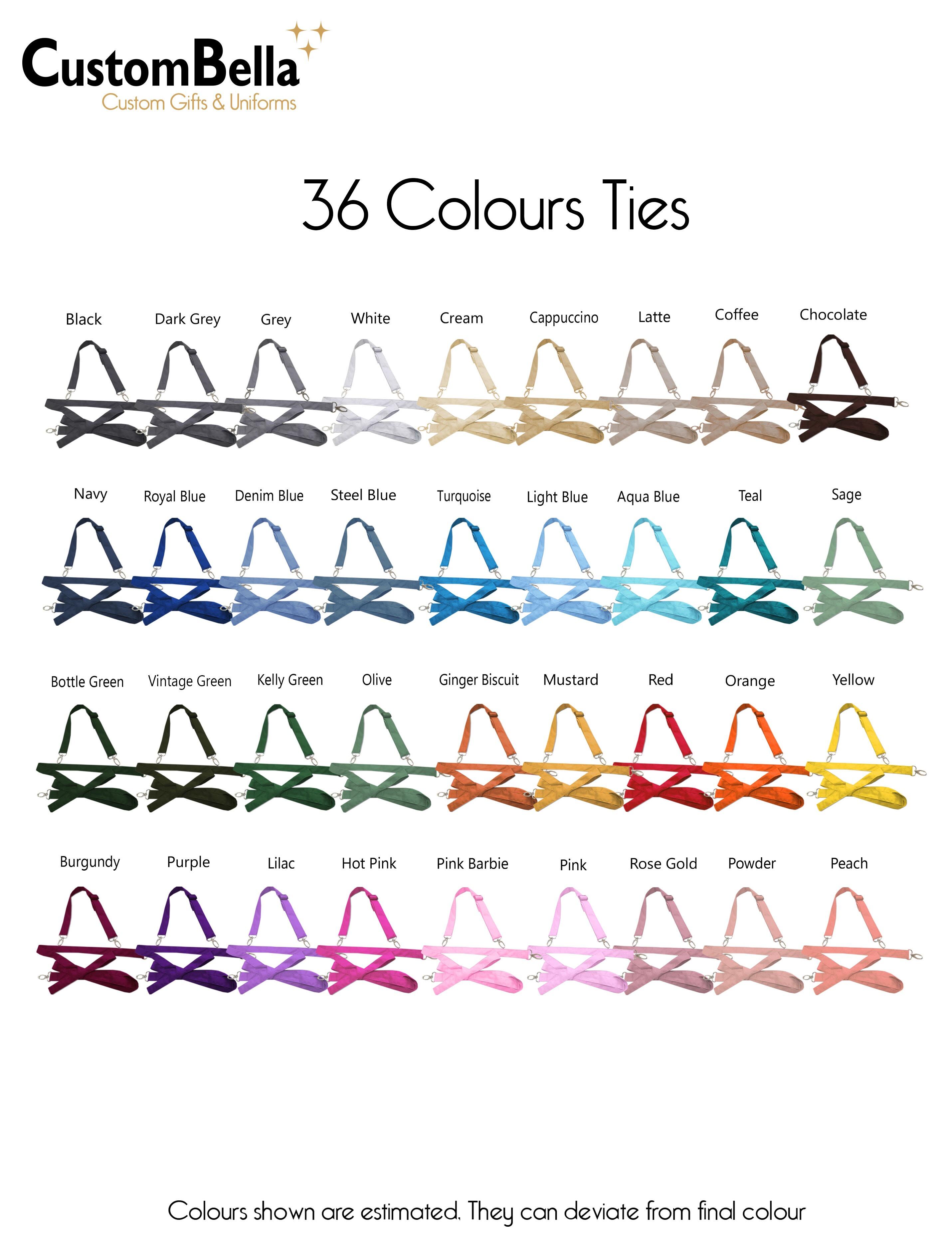 Teal bi-colour apron for hairdressers