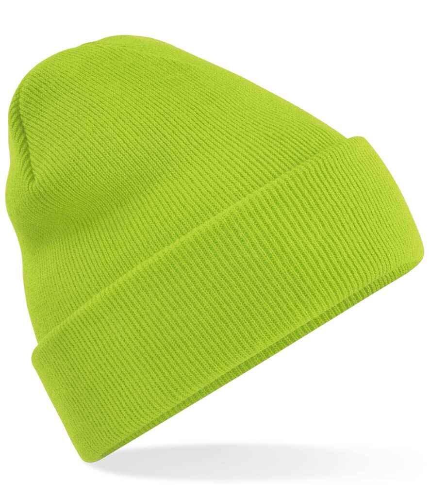 Winter hat beanie lime