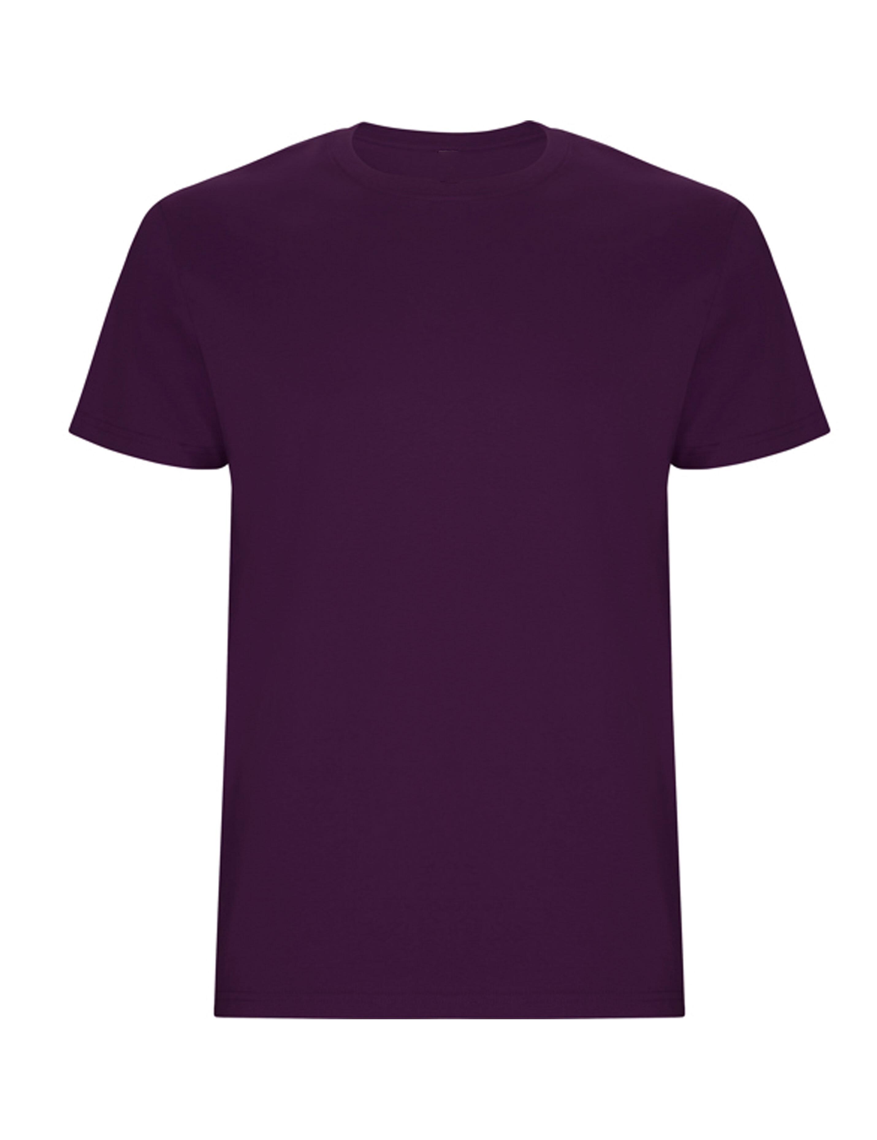Men's Heavyweight Short Sleeve Purple T-shirt