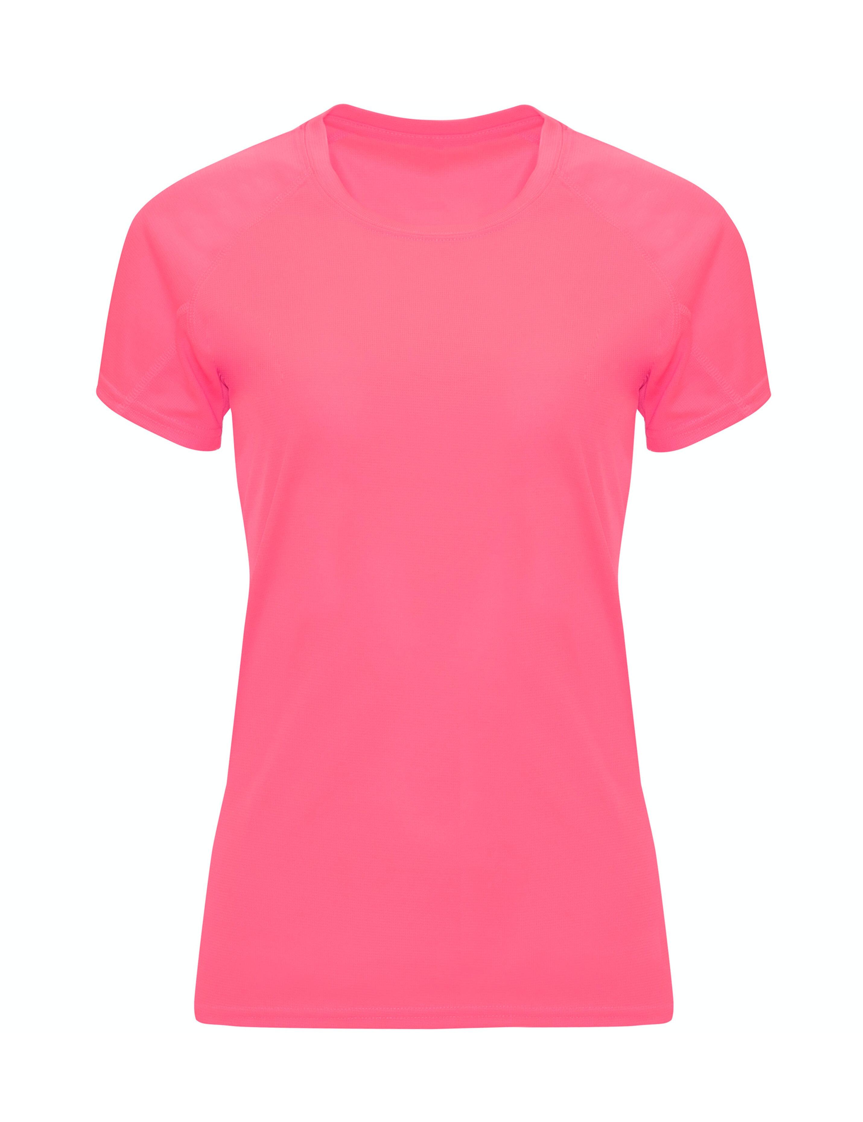 Women's Short Sleeve Dri-FIT T-Shirt Neon Pink