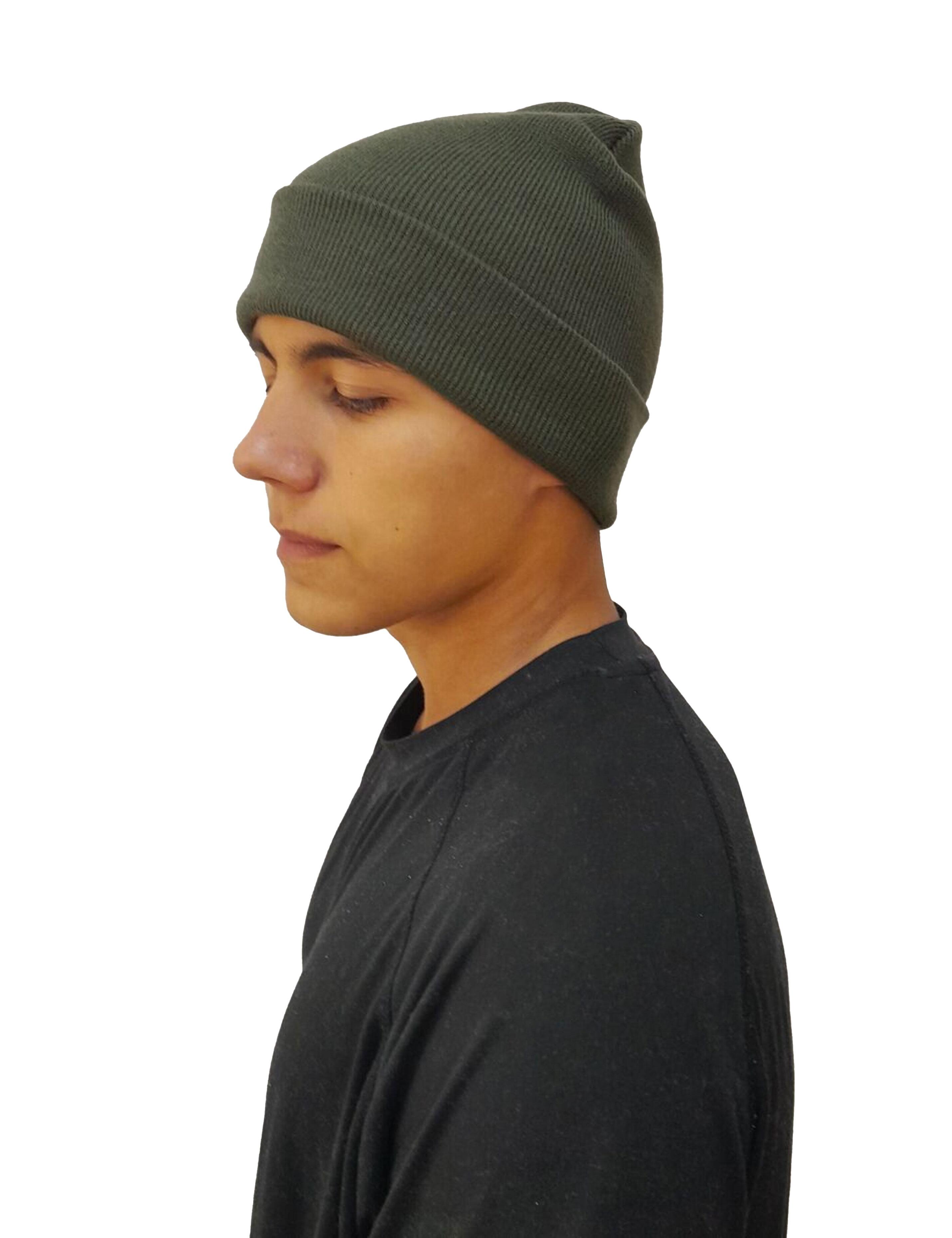 Winter hat beanie olive