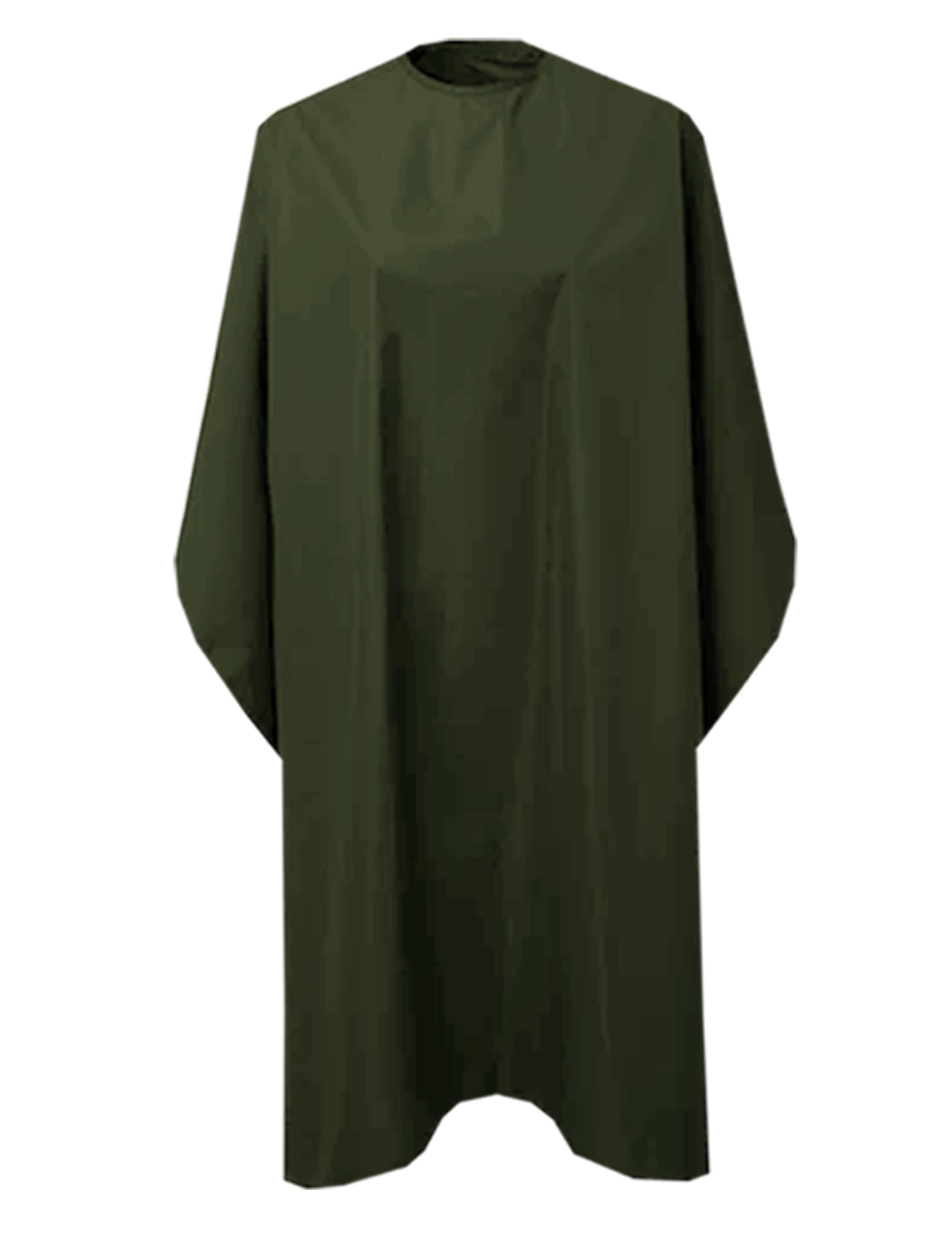 Vintage Green kids haircut cape with adjustable closure