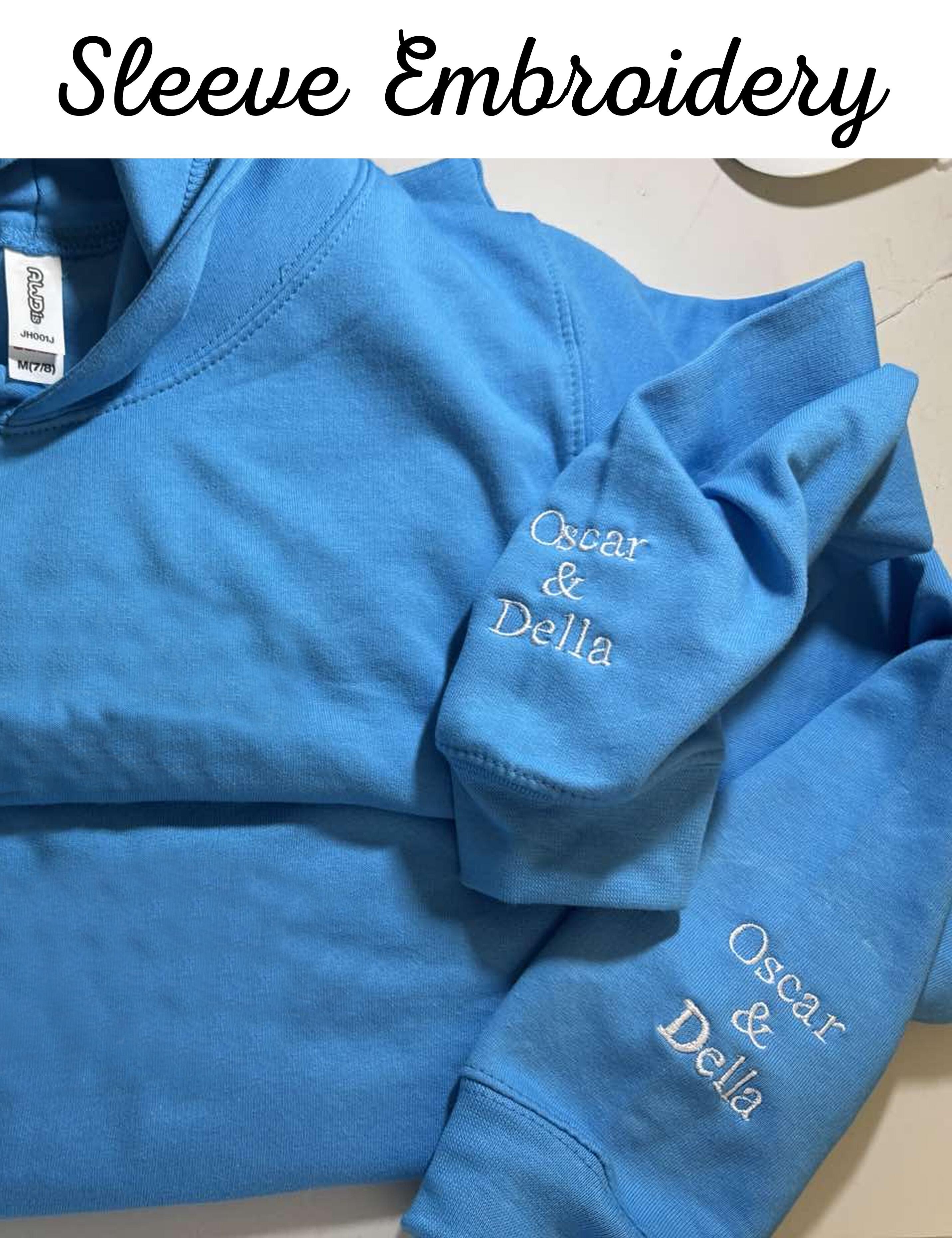 Custombella sleeve embroidery