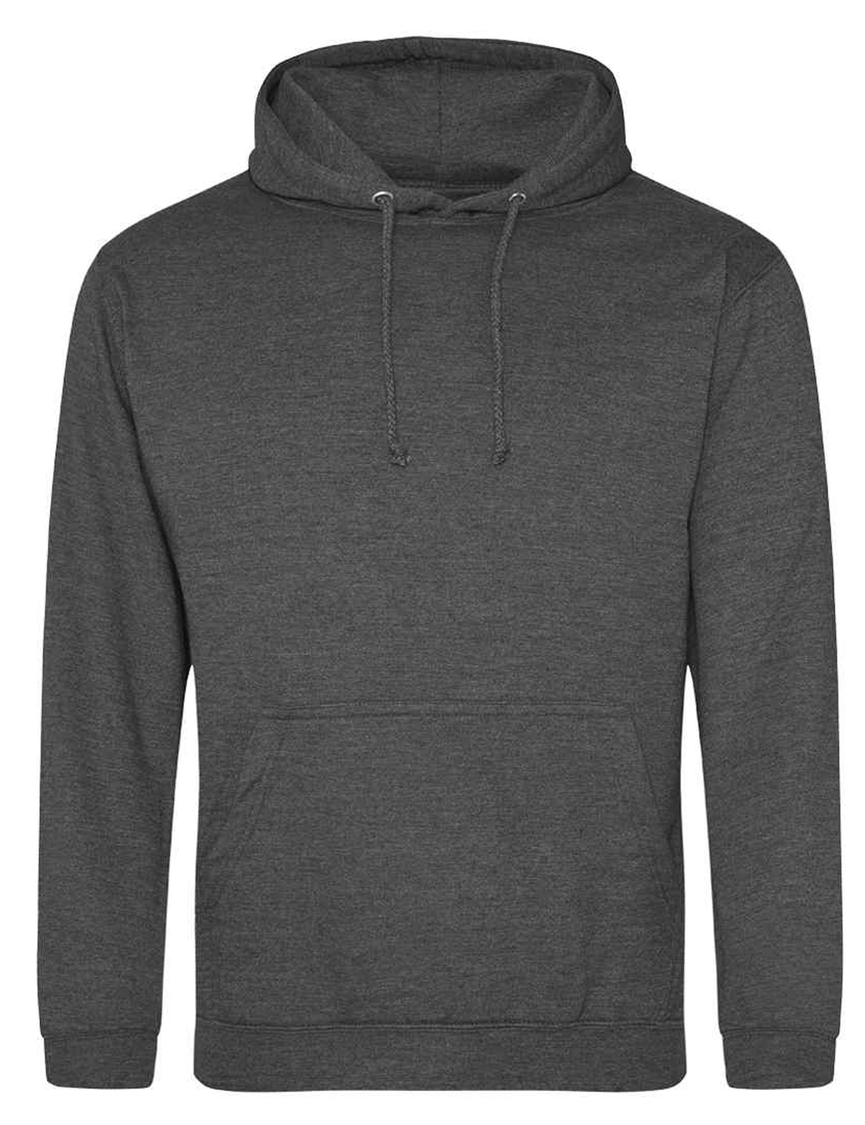Personalised Unisex Hoodie Charcoal with print